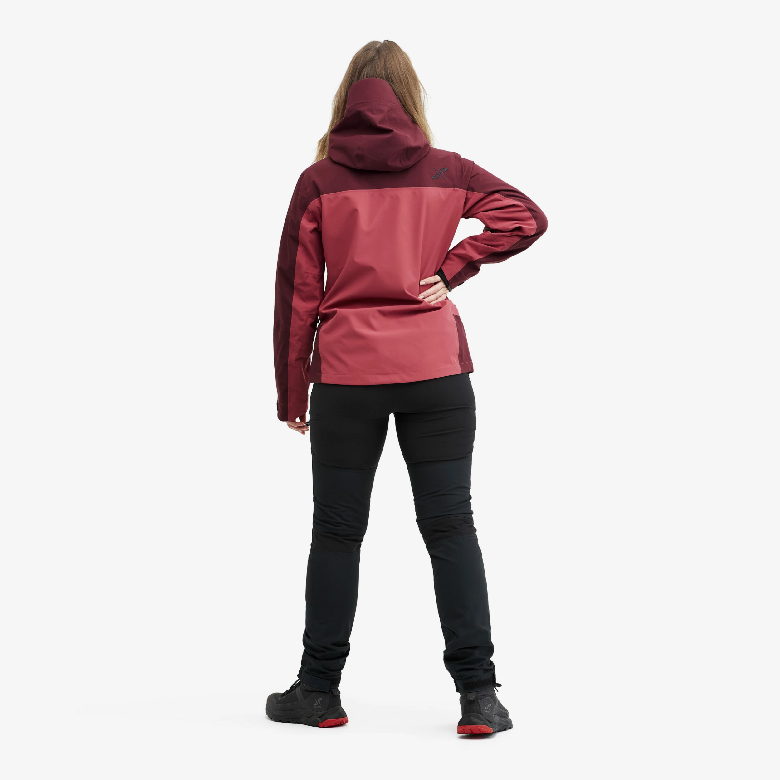 Silence Proshell Jacket Women Earth Red - Image 3