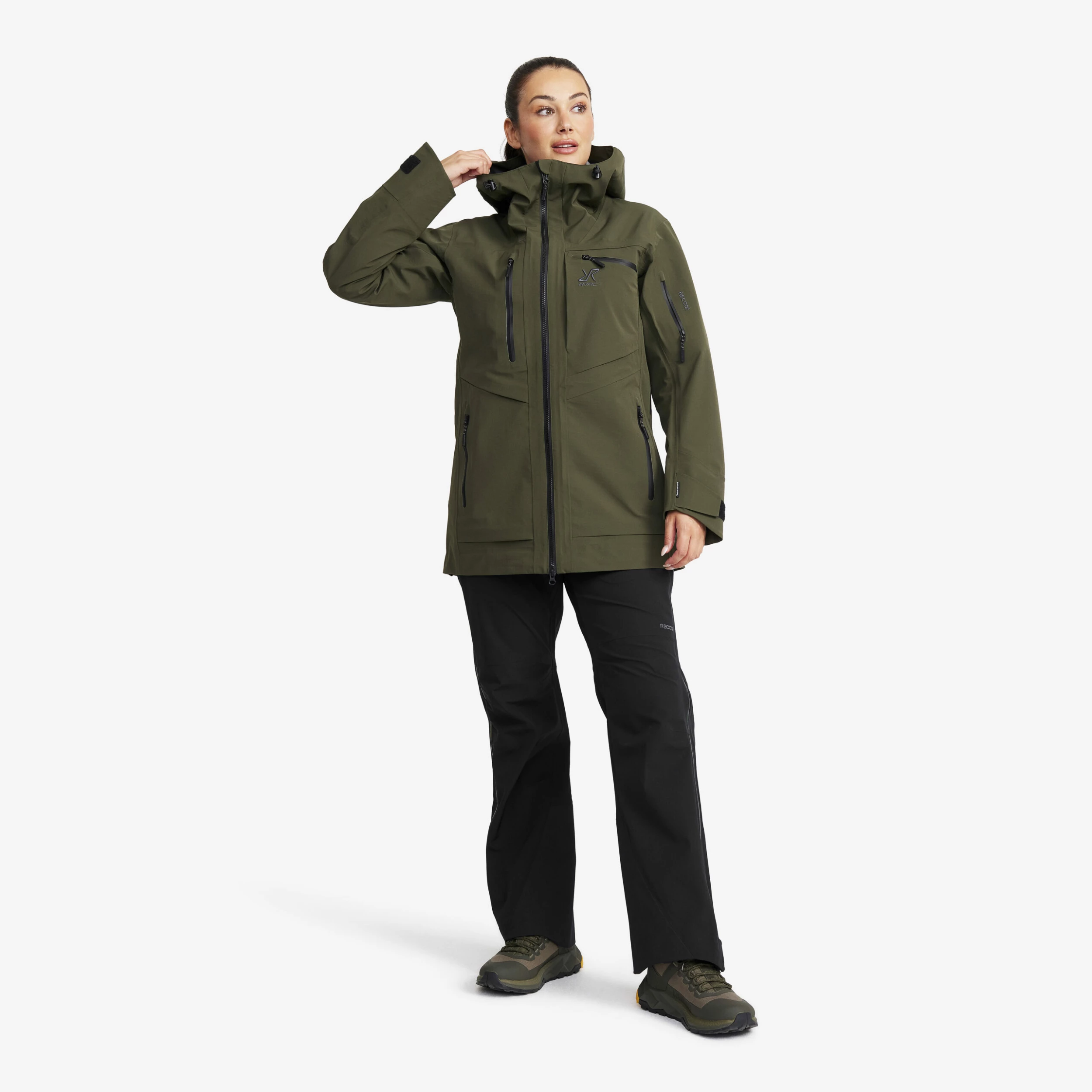 Cyclone Long 3L Jacket Women Forest Night - Image 2