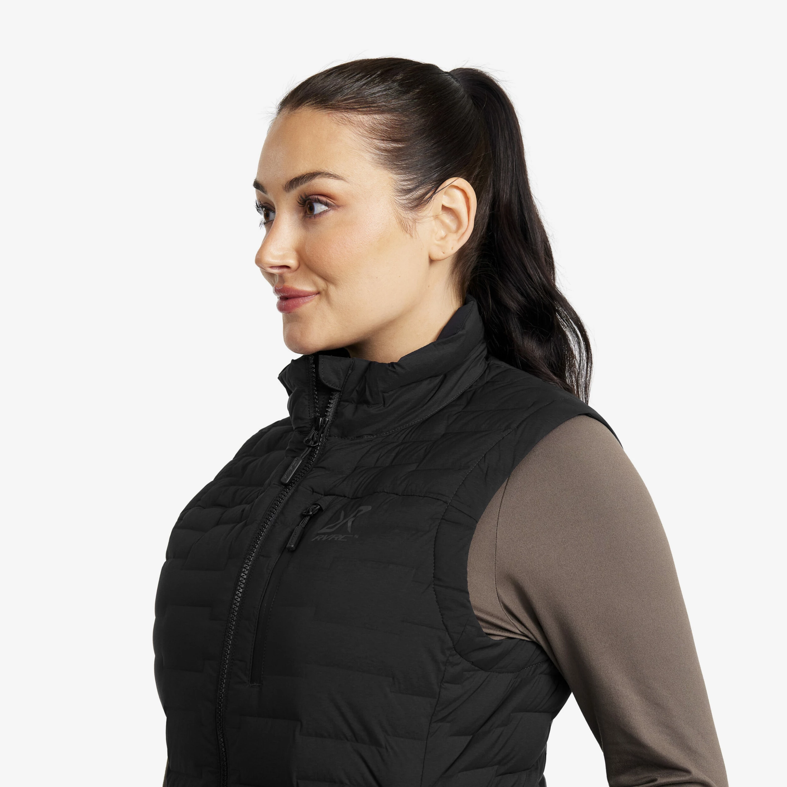 Flex Stretch Down Vest Women Black - Image 4