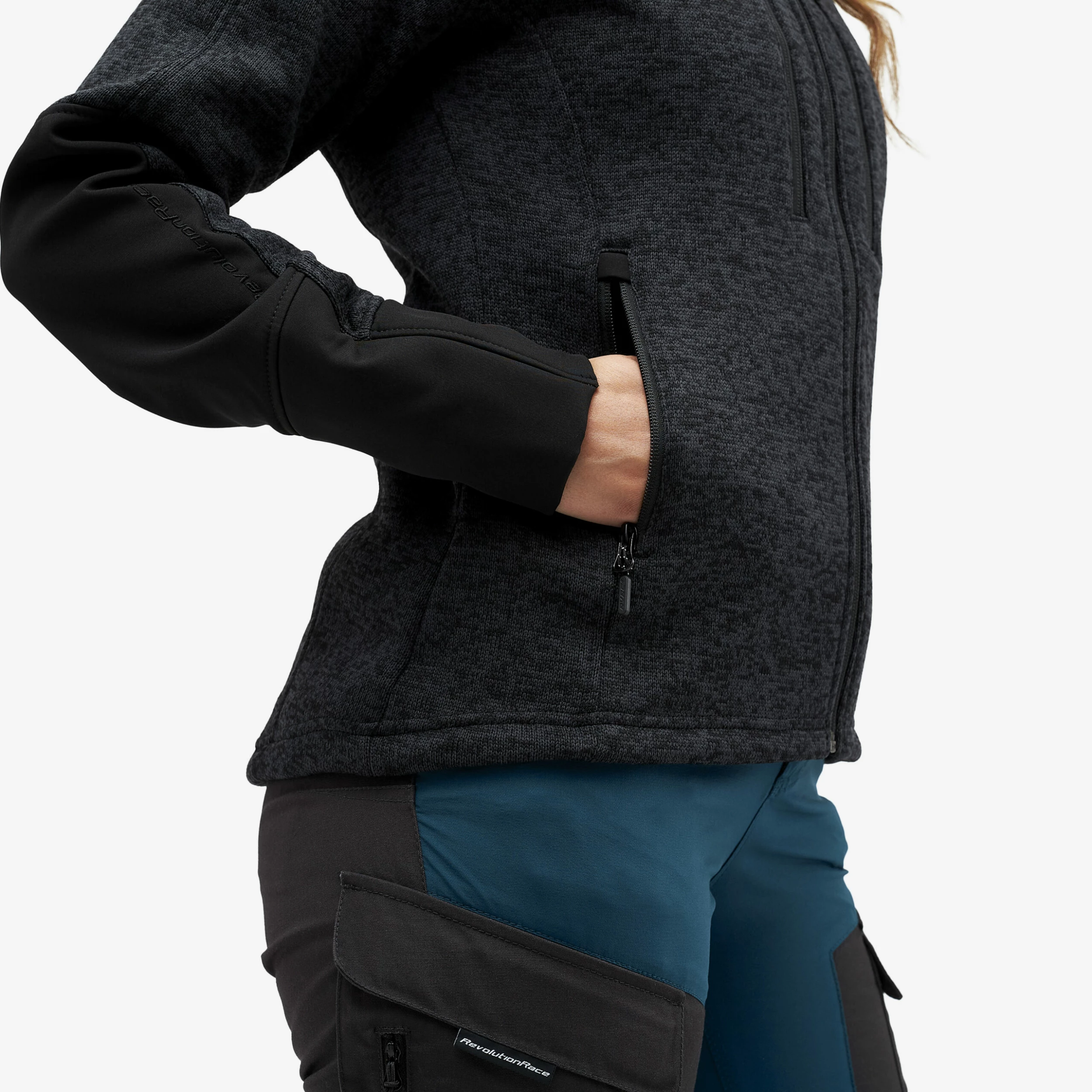 Tornado Hoodie Women Black - Image 5