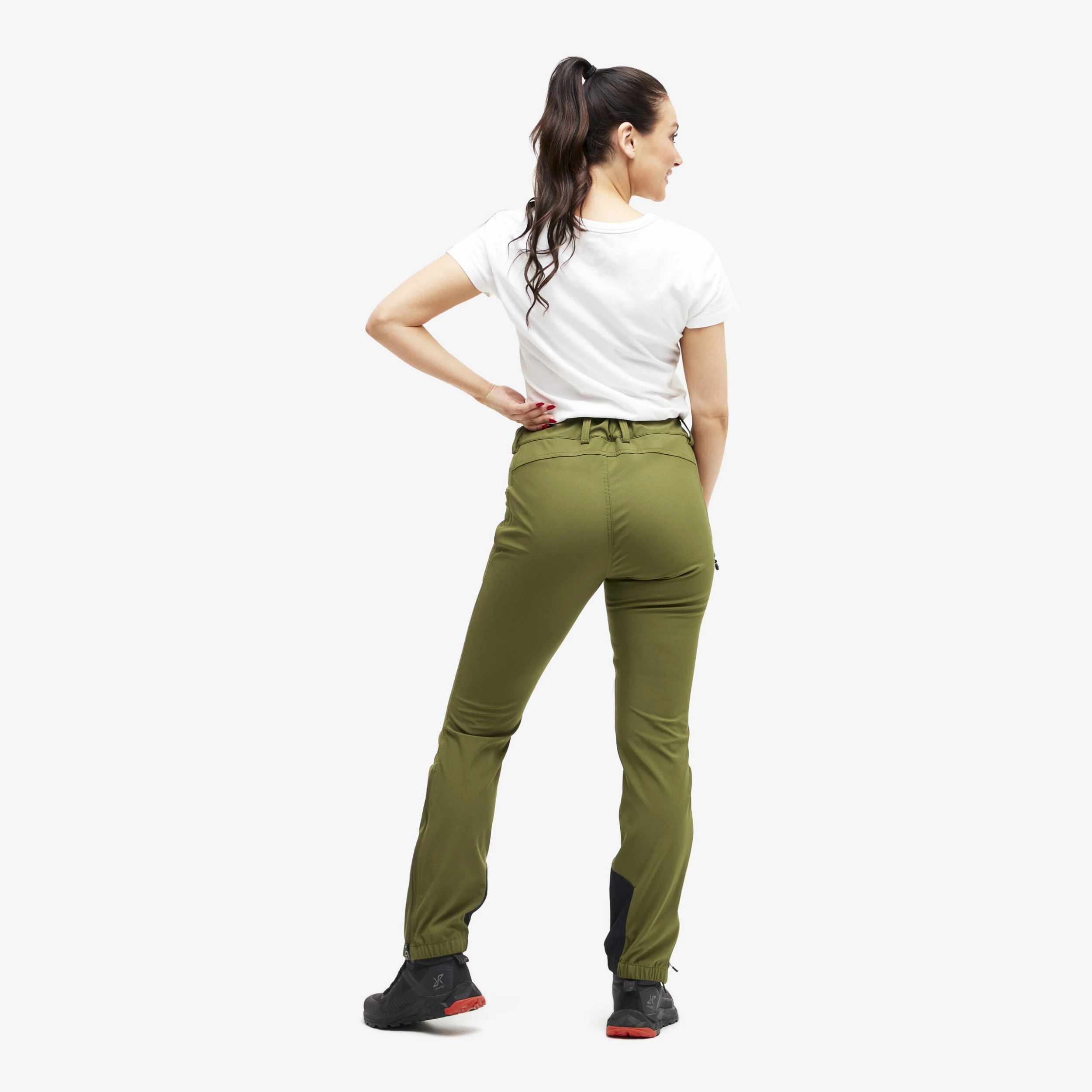 Trail Pants Women Dark Olive - Image 3