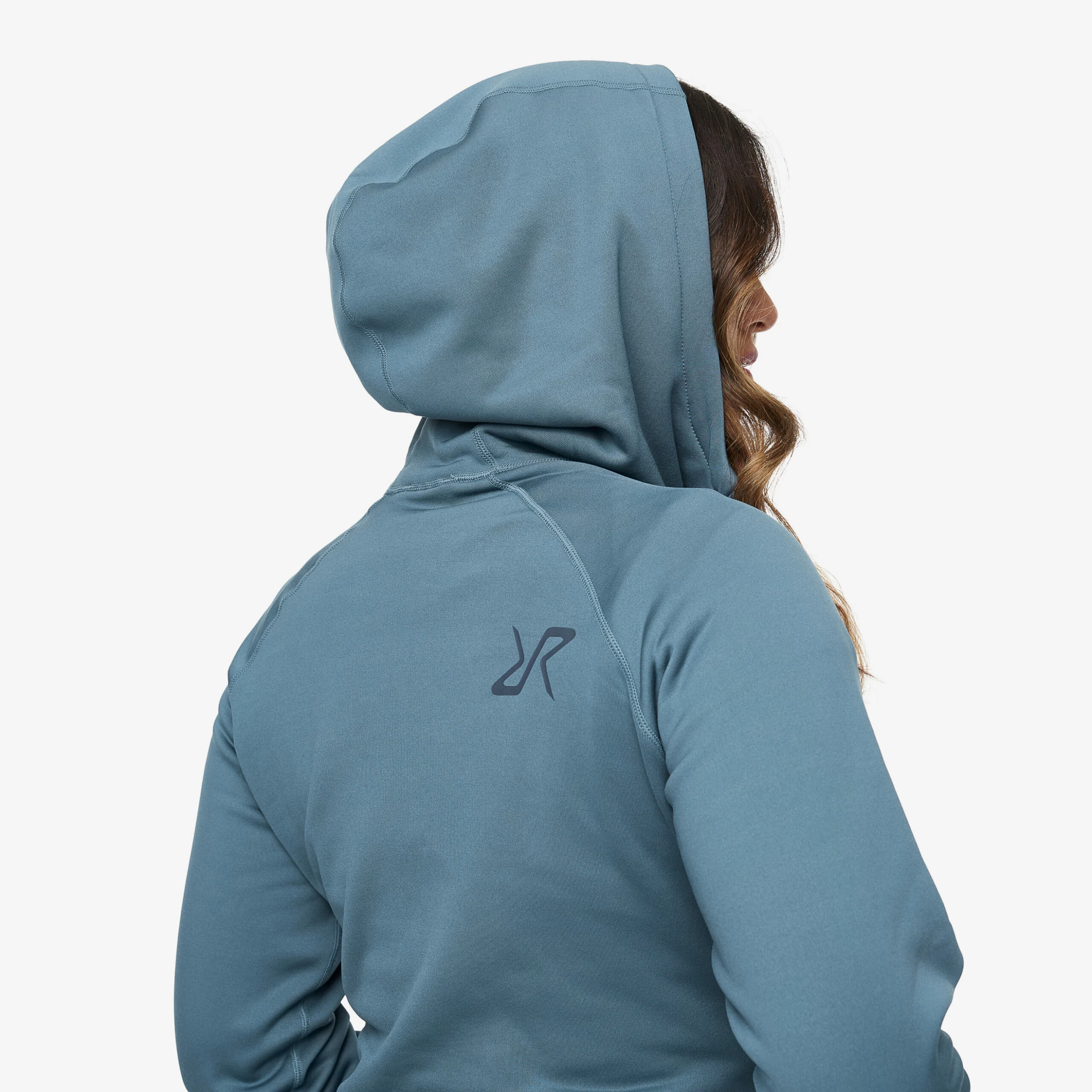 Illusion Hoodie Women Ocean Teal - Image 5