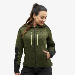 Tornado Hoodie Women Olive Green