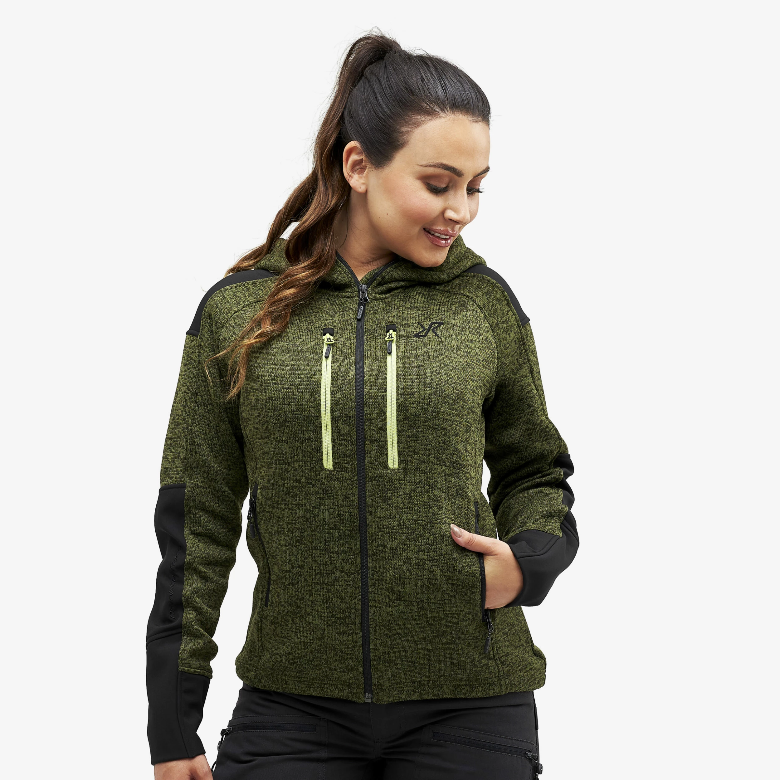 Tornado Hoodie Women Olive Green