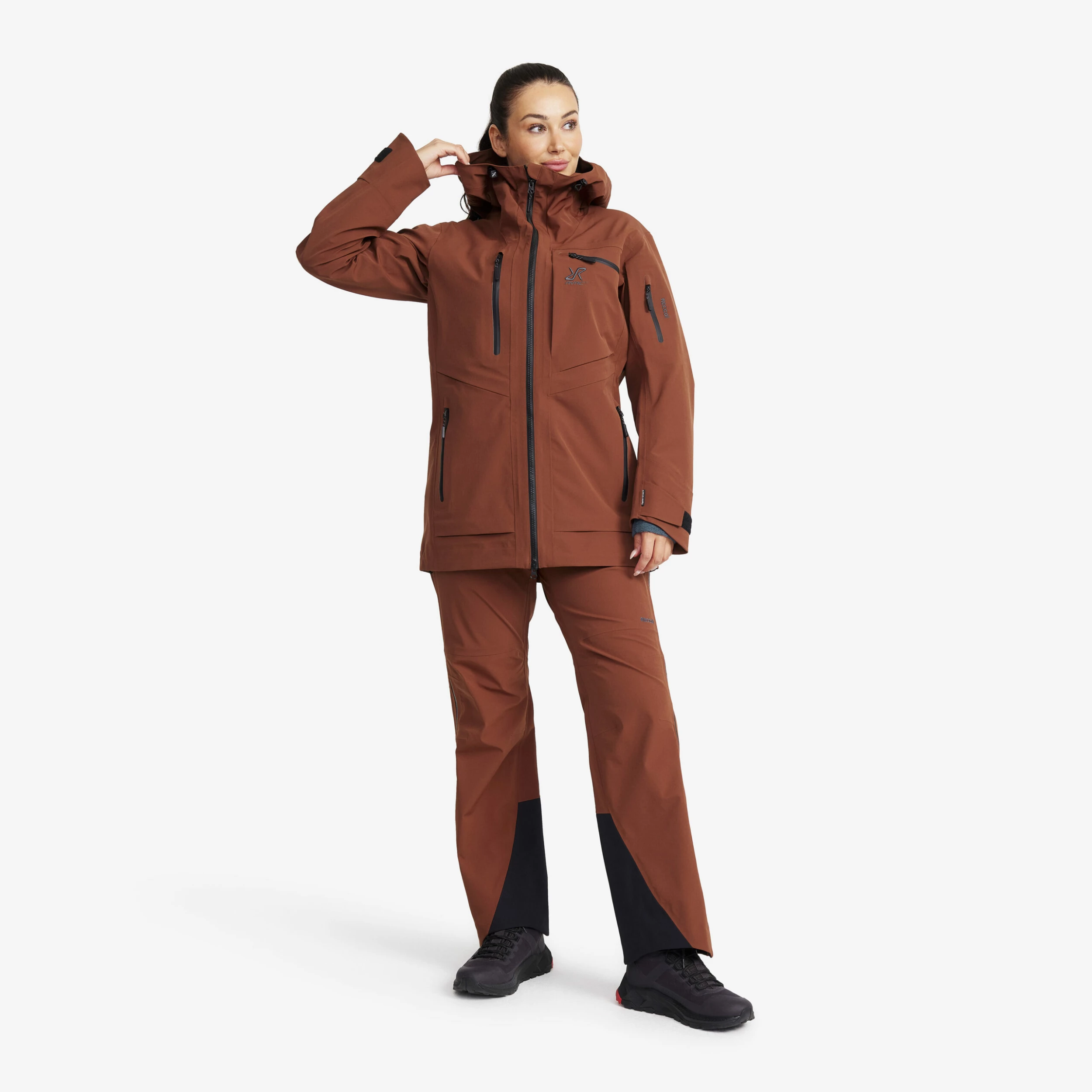 Cyclone Long 3L Jacket Women Smoked Paprika - Image 2