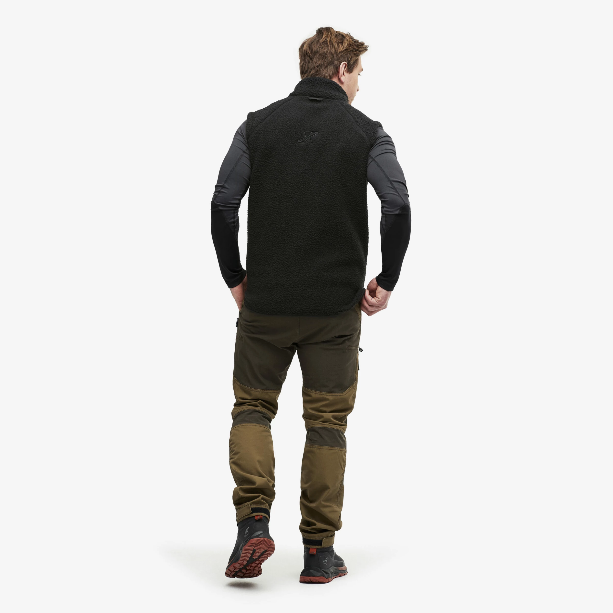 Sherpa Vest Men Caviar - Image 3