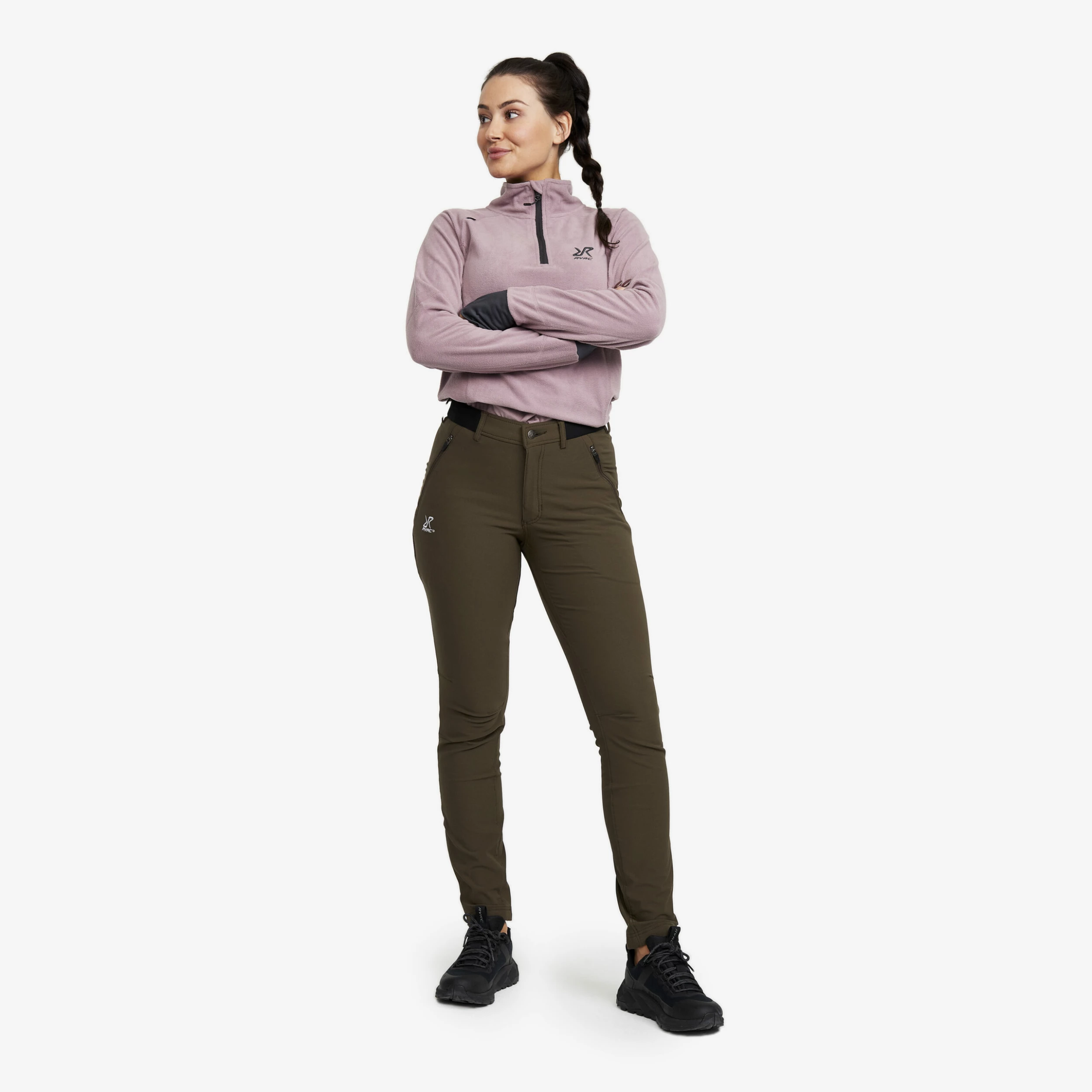 Daybreak Trousers Women Mud - Image 2