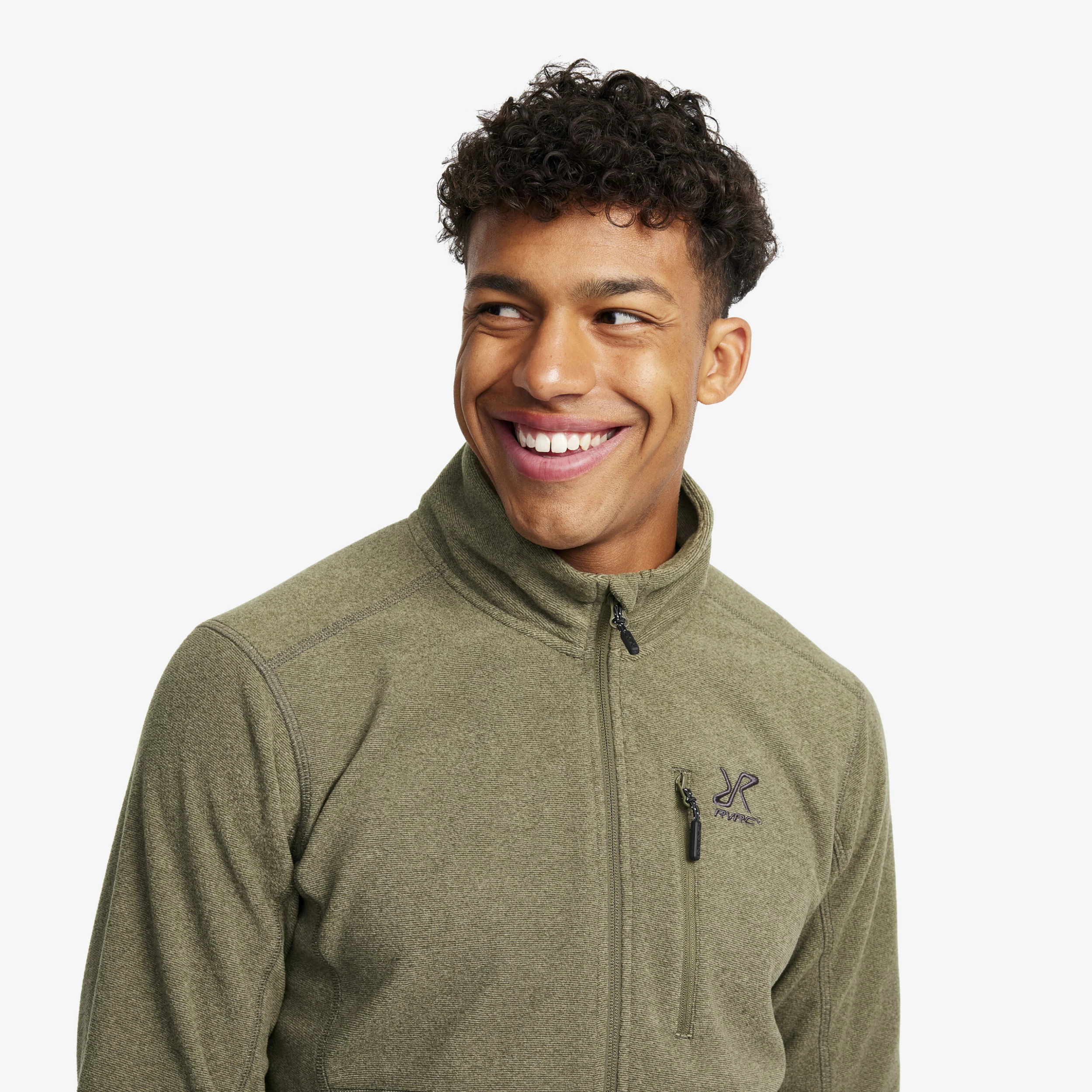 Essential Full-zip Fleece Men Grape Leaf - Image 4