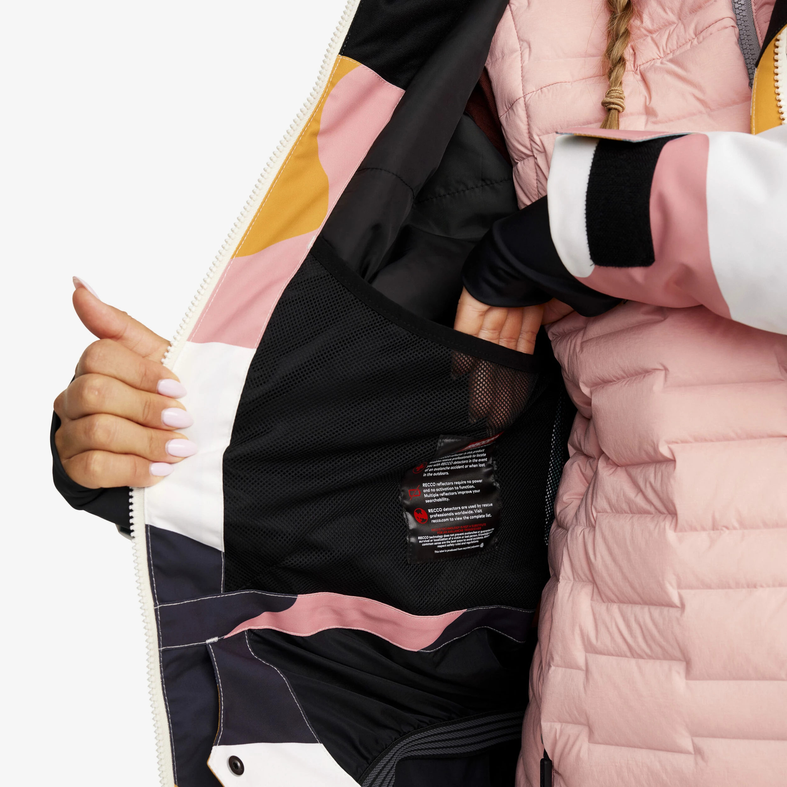 Halo 2L Insulated Ski Jacket Women Anthracite/Golden Yellow - Image 13