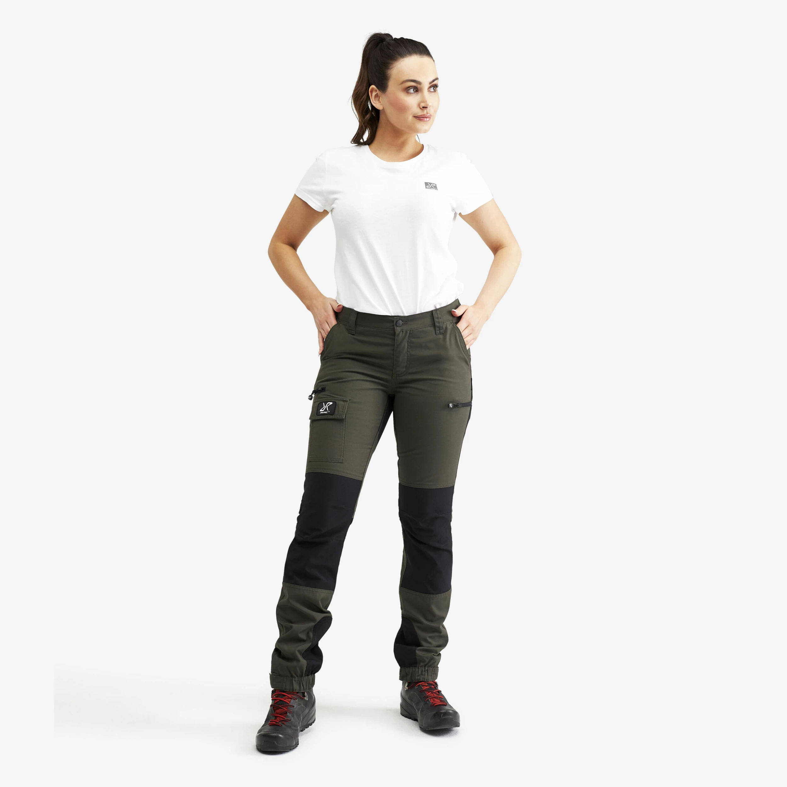Nordwand Trousers Women Mossgrey - Image 3