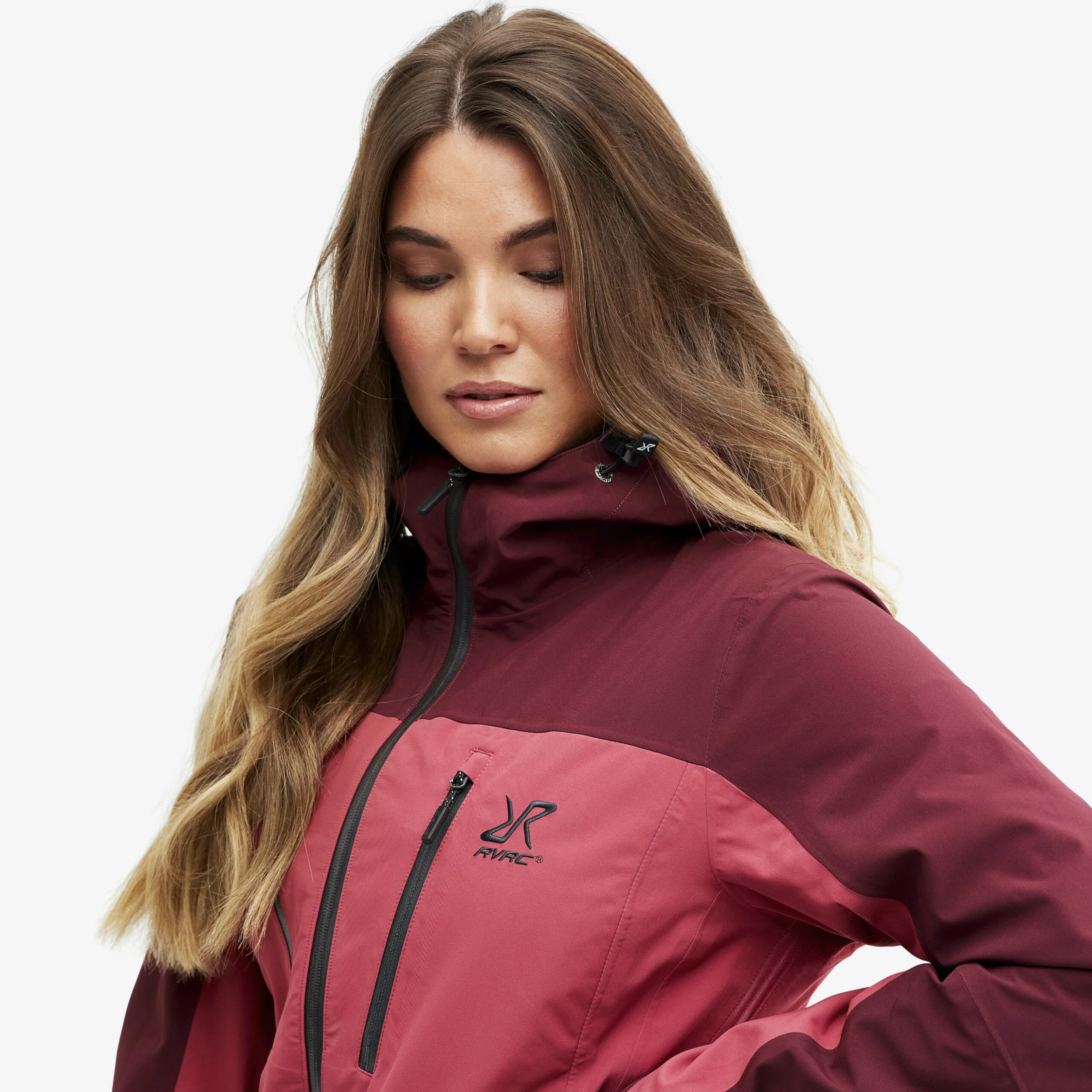 Silence Proshell Jacket Women Earth Red - Image 4