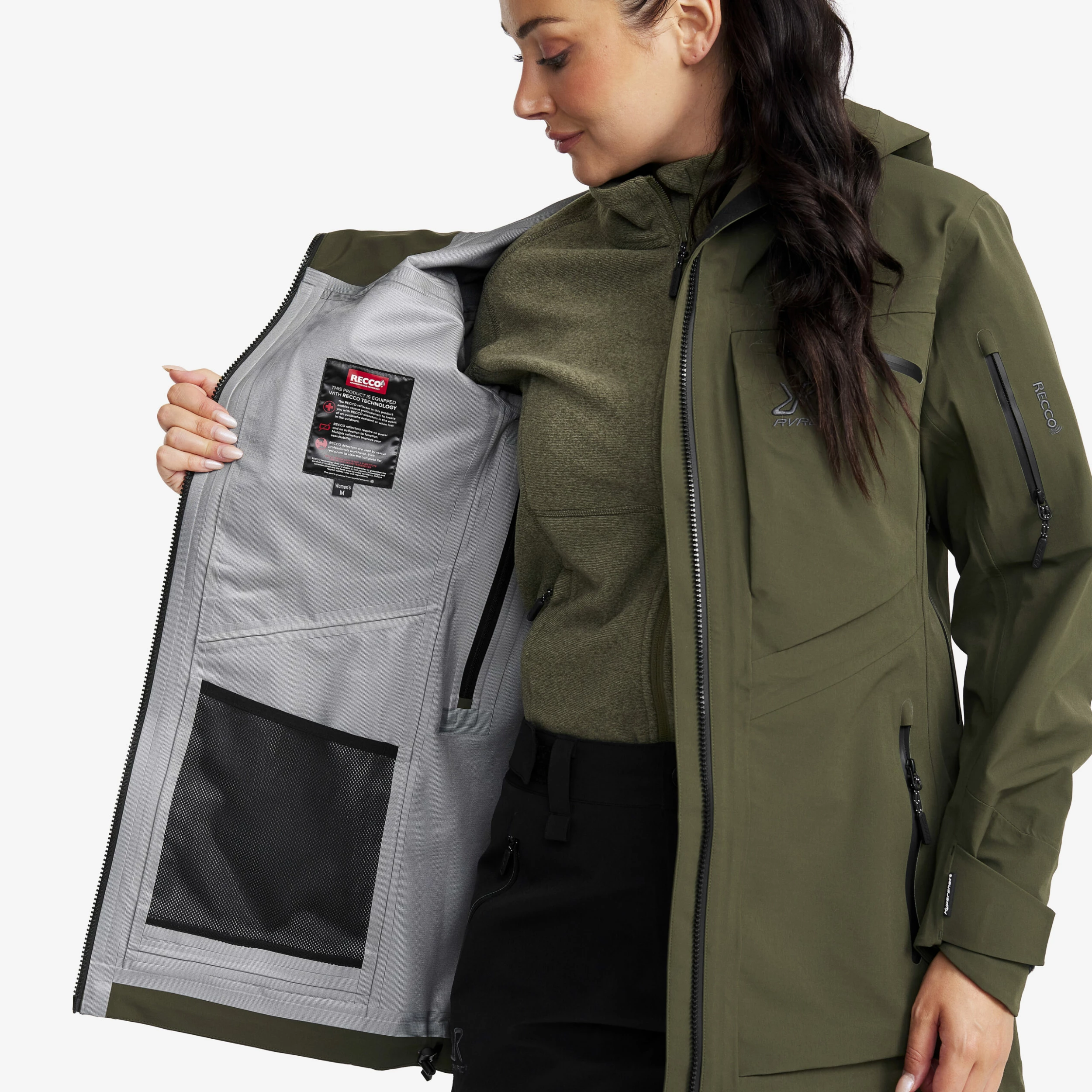 Cyclone Long 3L Jacket Women Forest Night - Image 9