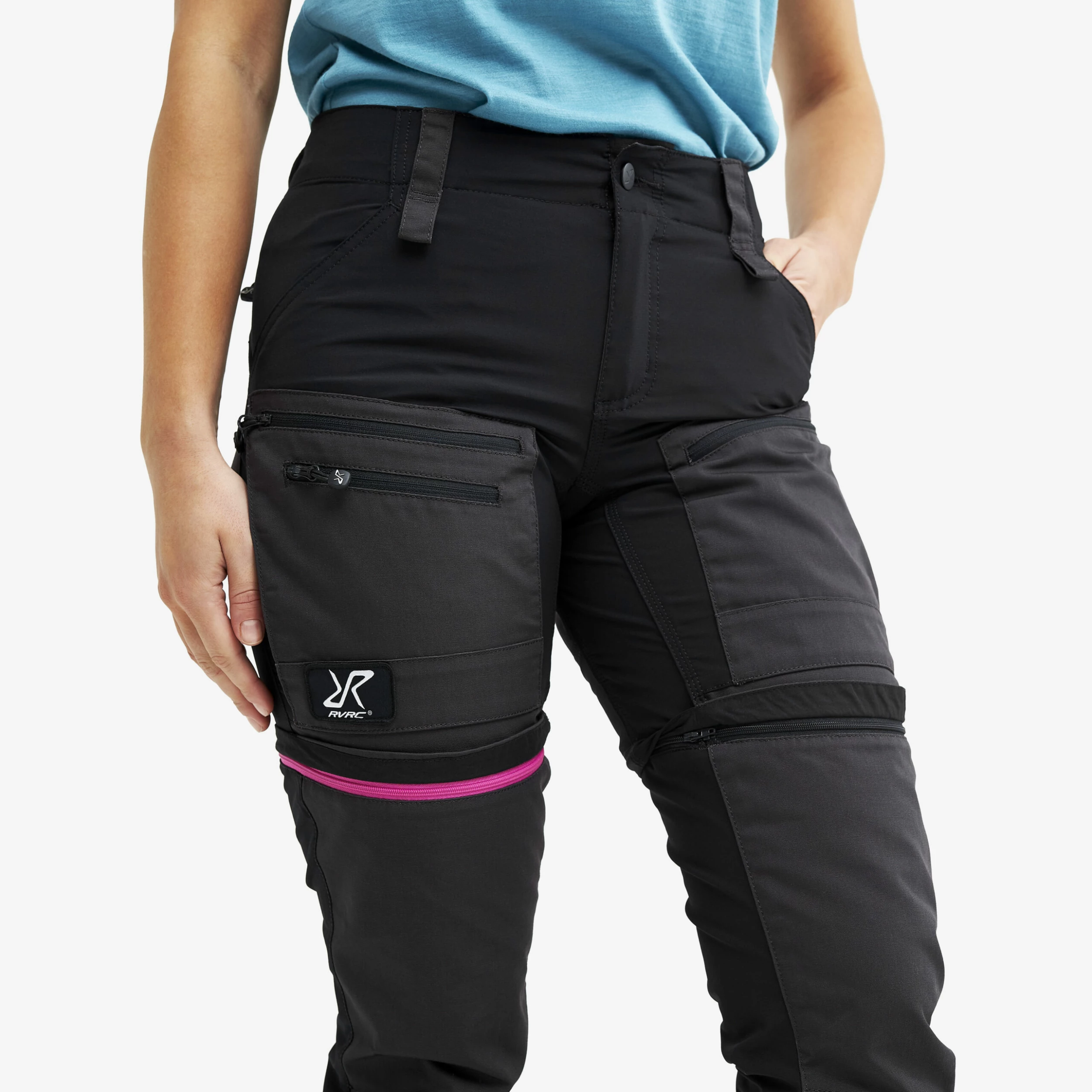 RVRC GP Pro Zip-off Trousers Women Jetblack - Image 5