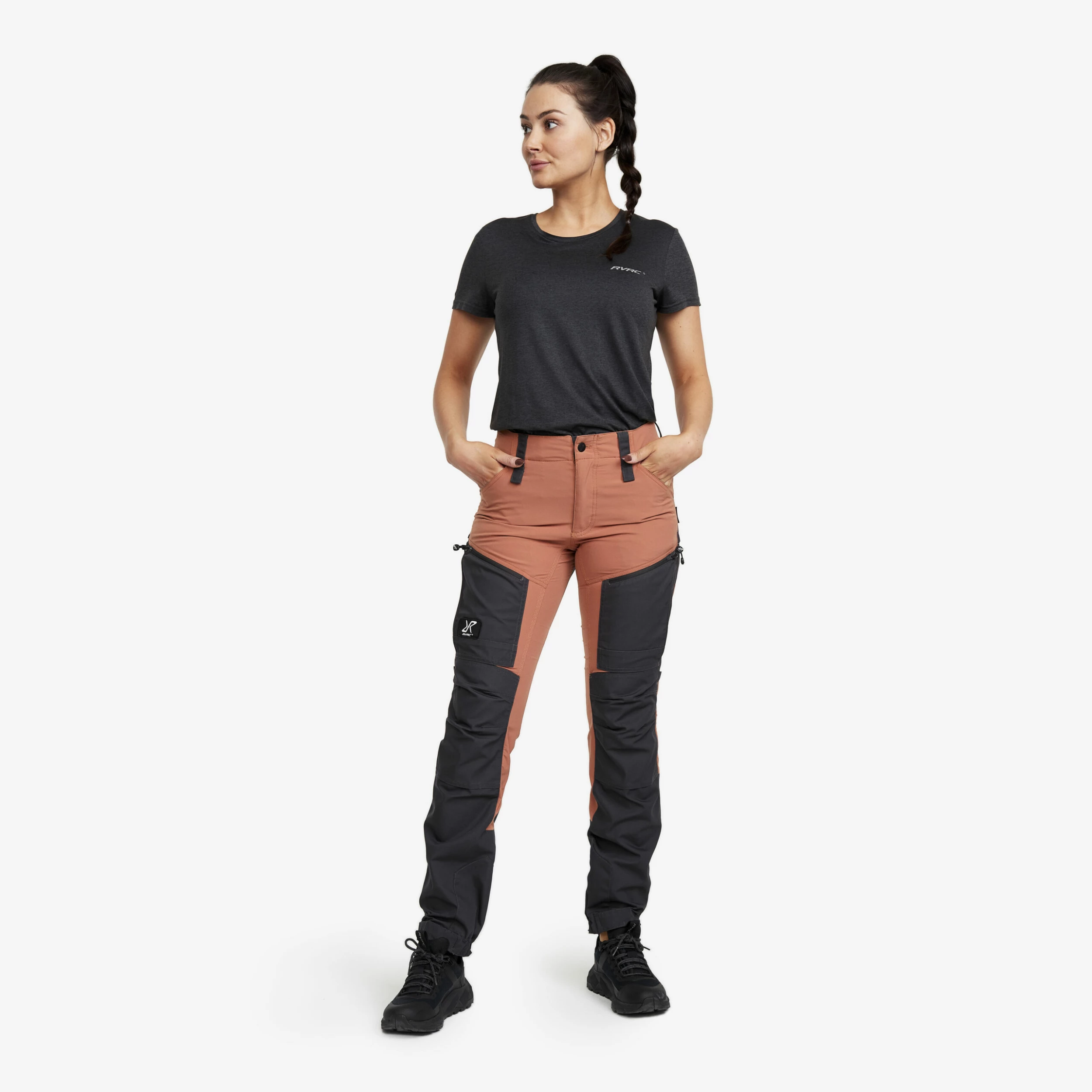 RVRC GP Pro Trousers Women Copper Brown - Image 2