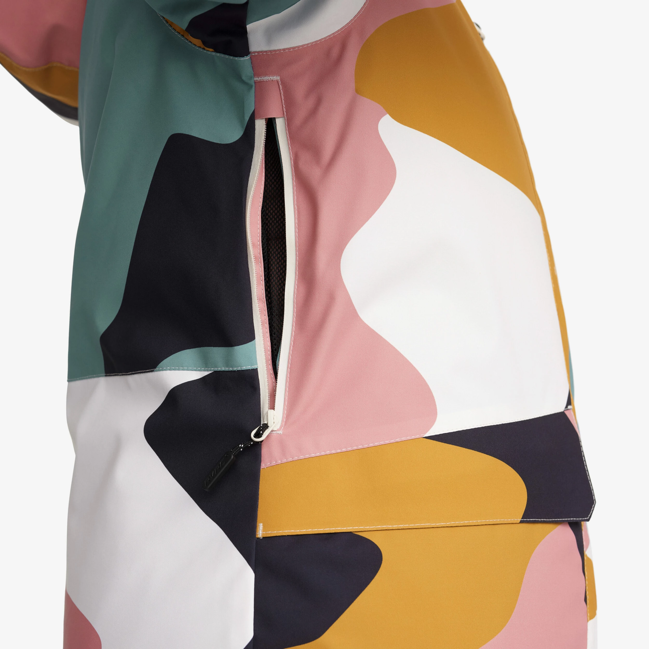 Halo 2L Insulated Ski Jacket Women Anthracite/Golden Yellow - Image 11