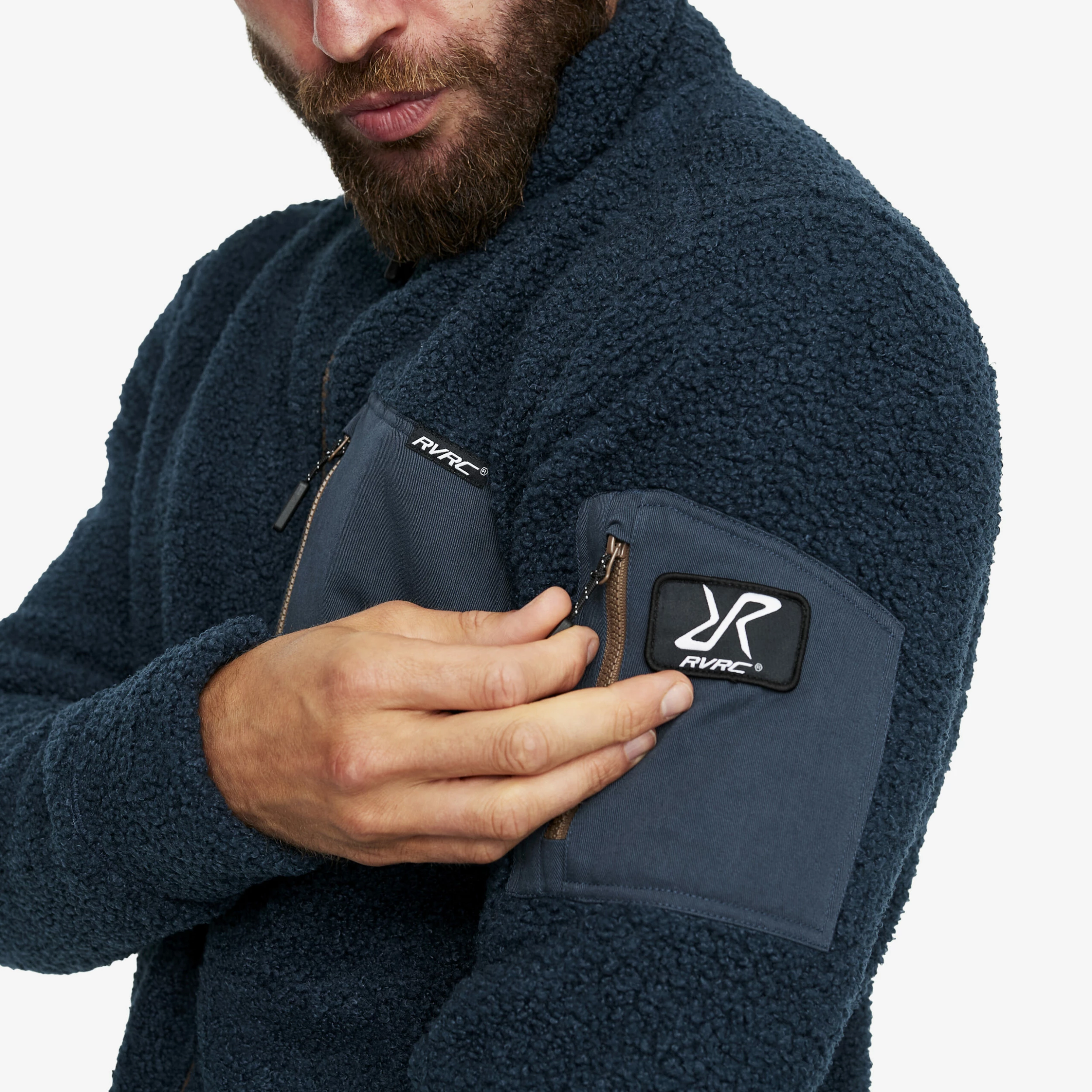 Bigfoot Pile Fleece Men Moonlit Ocean - Image 3