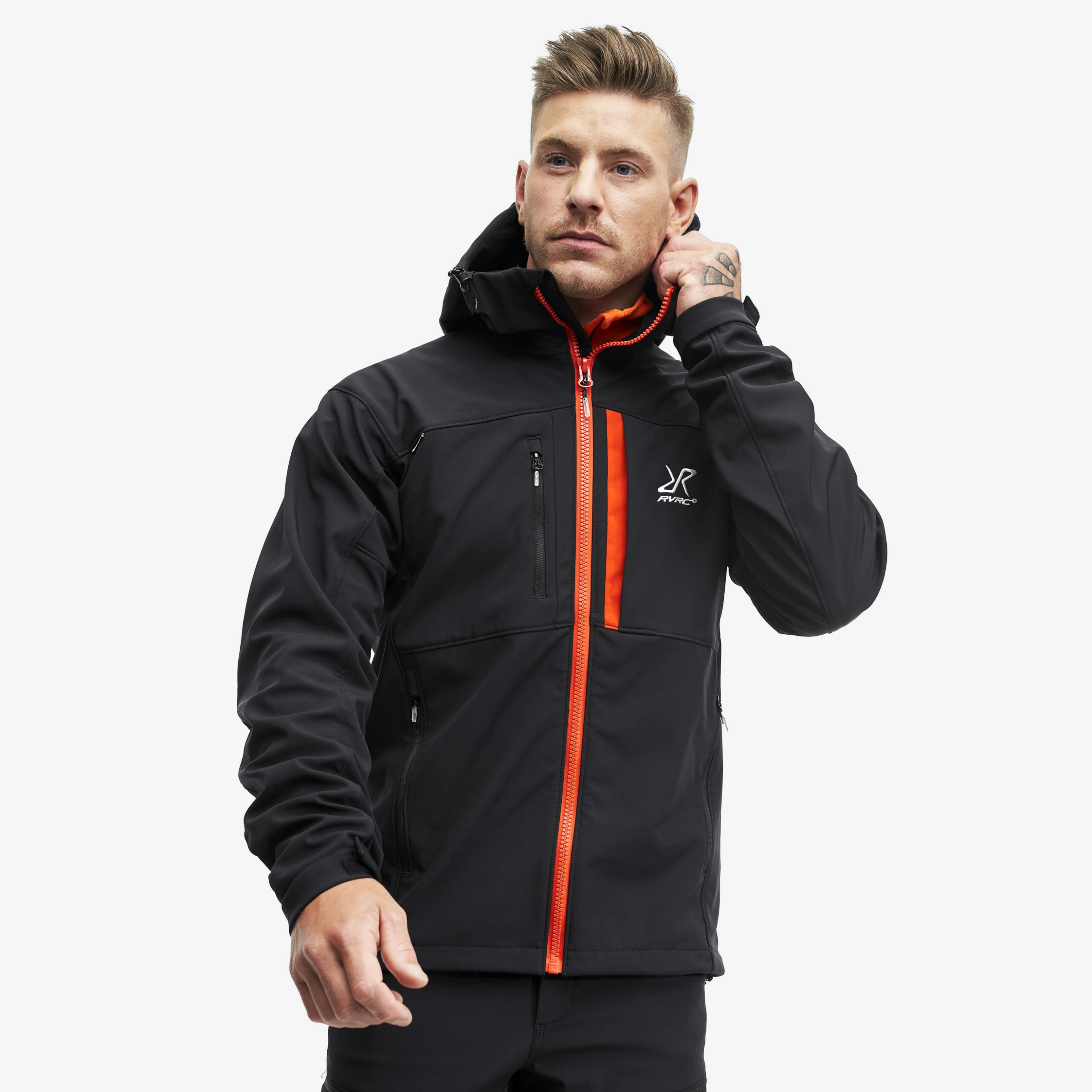 Hiball Jacket Men Black/Orange