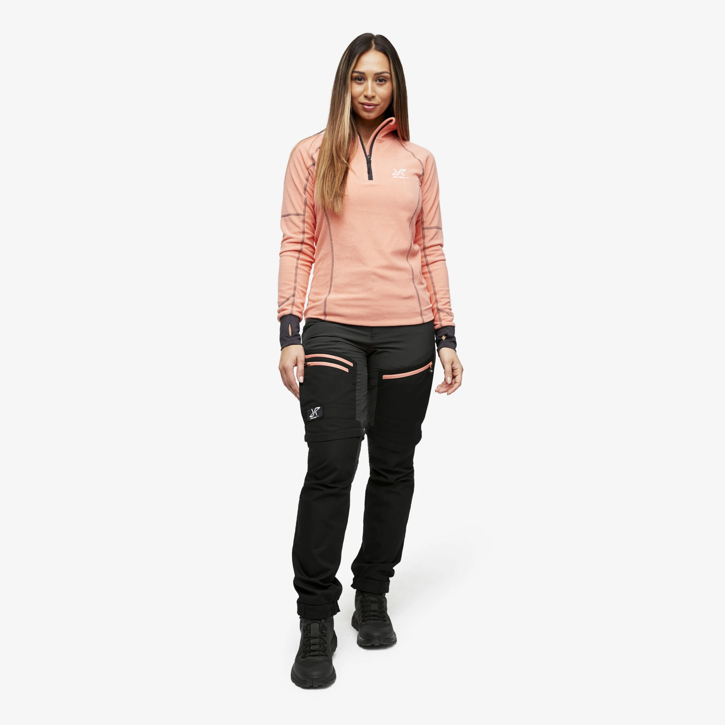RVRC GP Pro Zip-off Trousers Women Anthracite/Burnt Coral - Image 3