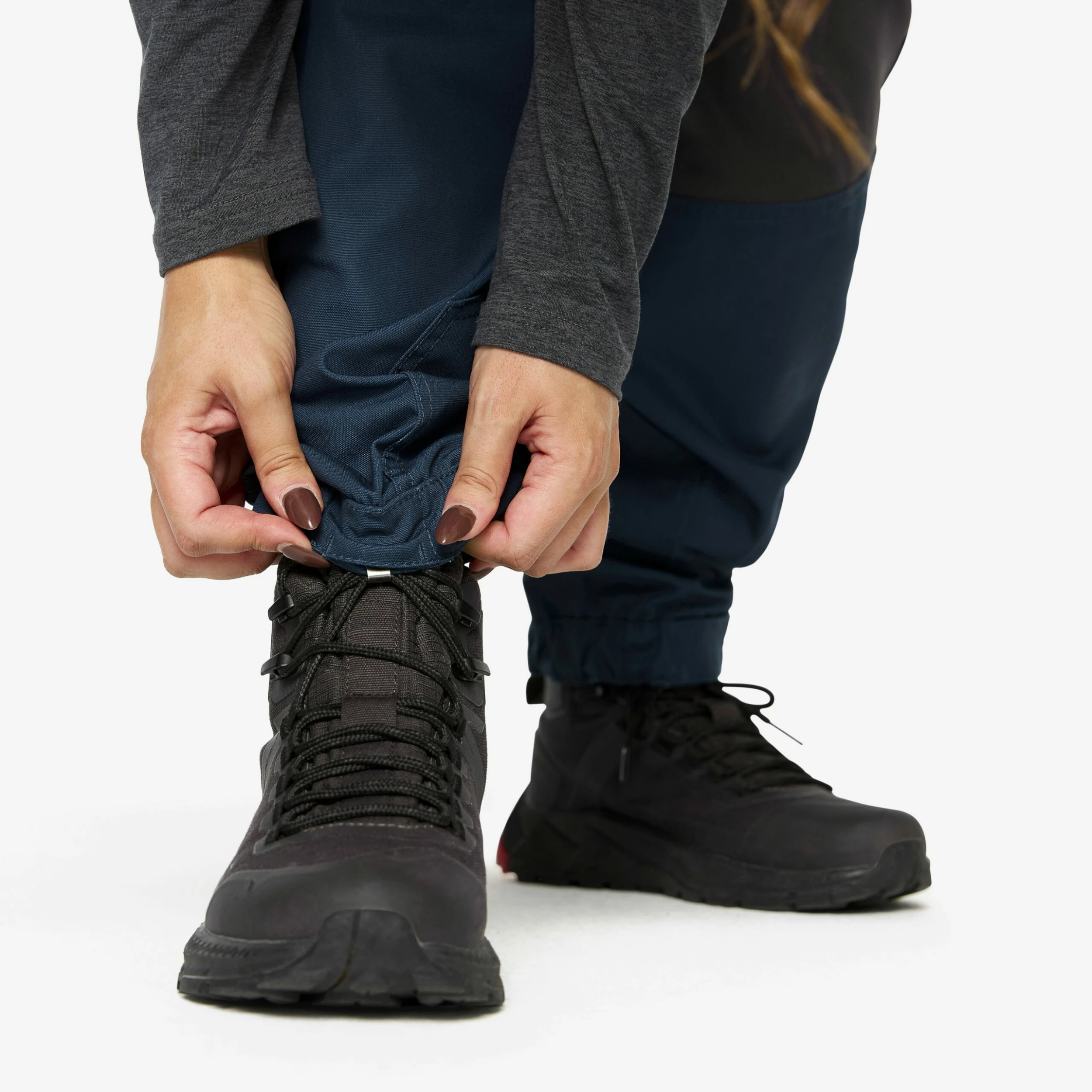 Nordwand Pro Trousers Women Moonlit Ocean - Image 6