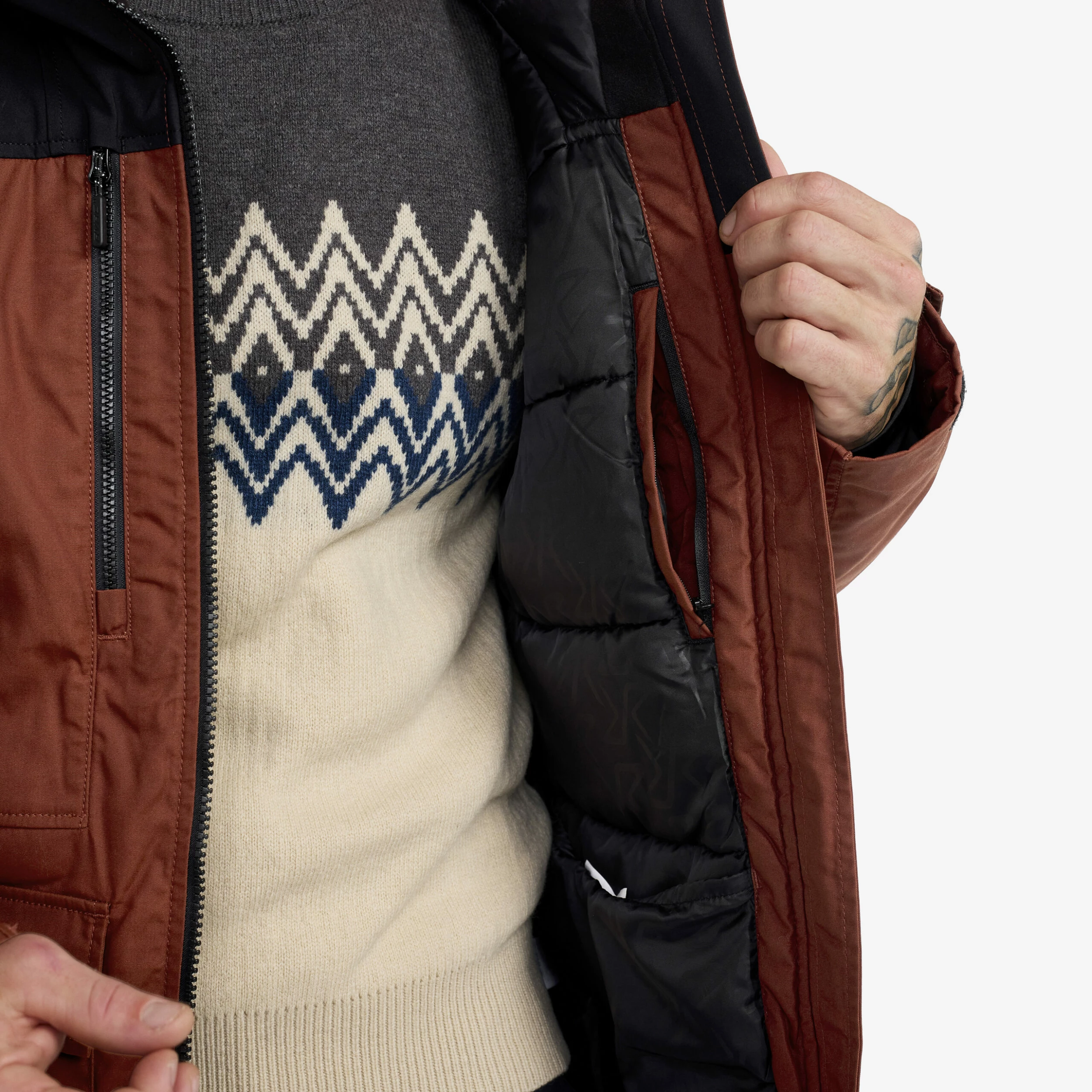 Outdoor Parka Men Smoked Paprika - Image 10