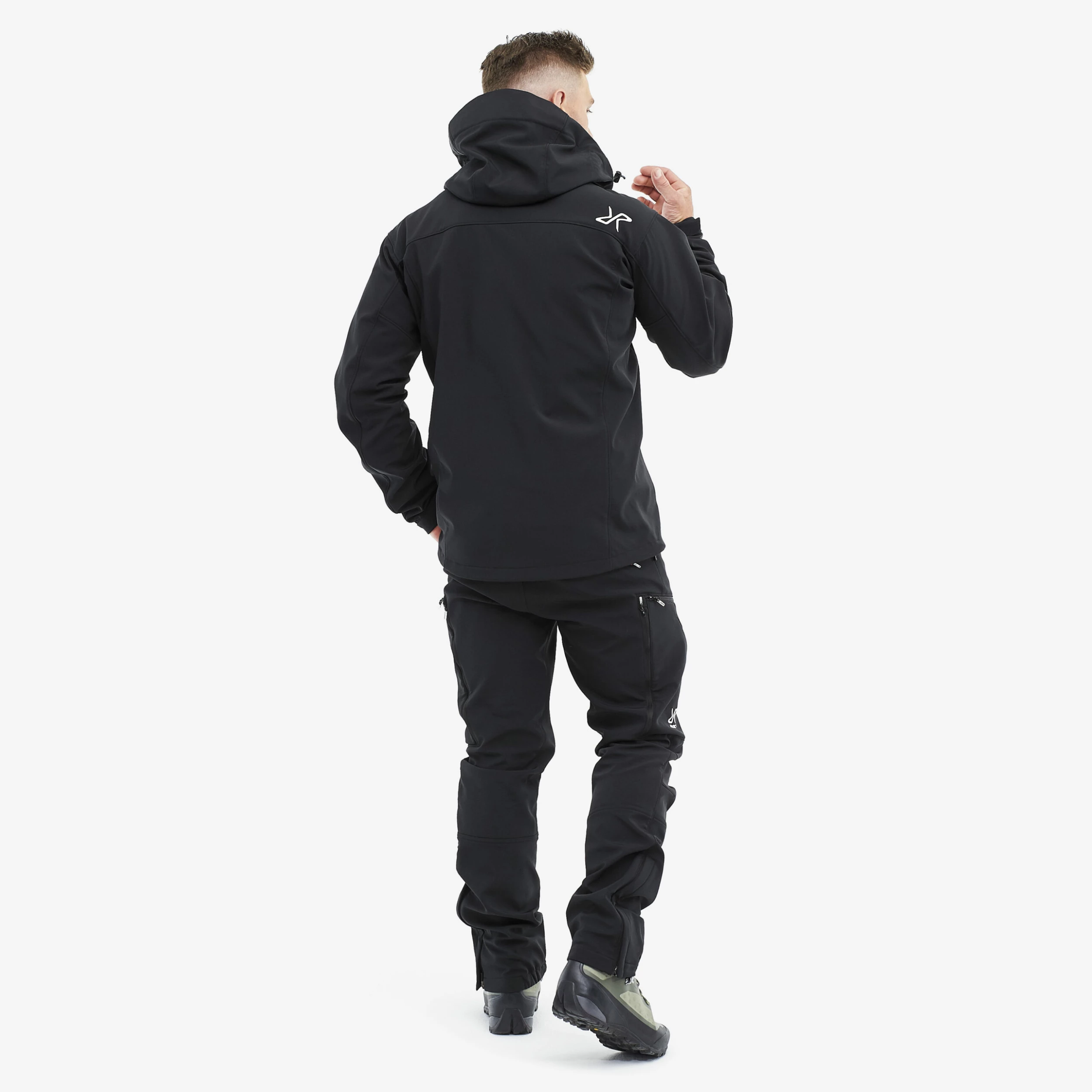 Hiball Jacket Men Black/Orange - Image 3