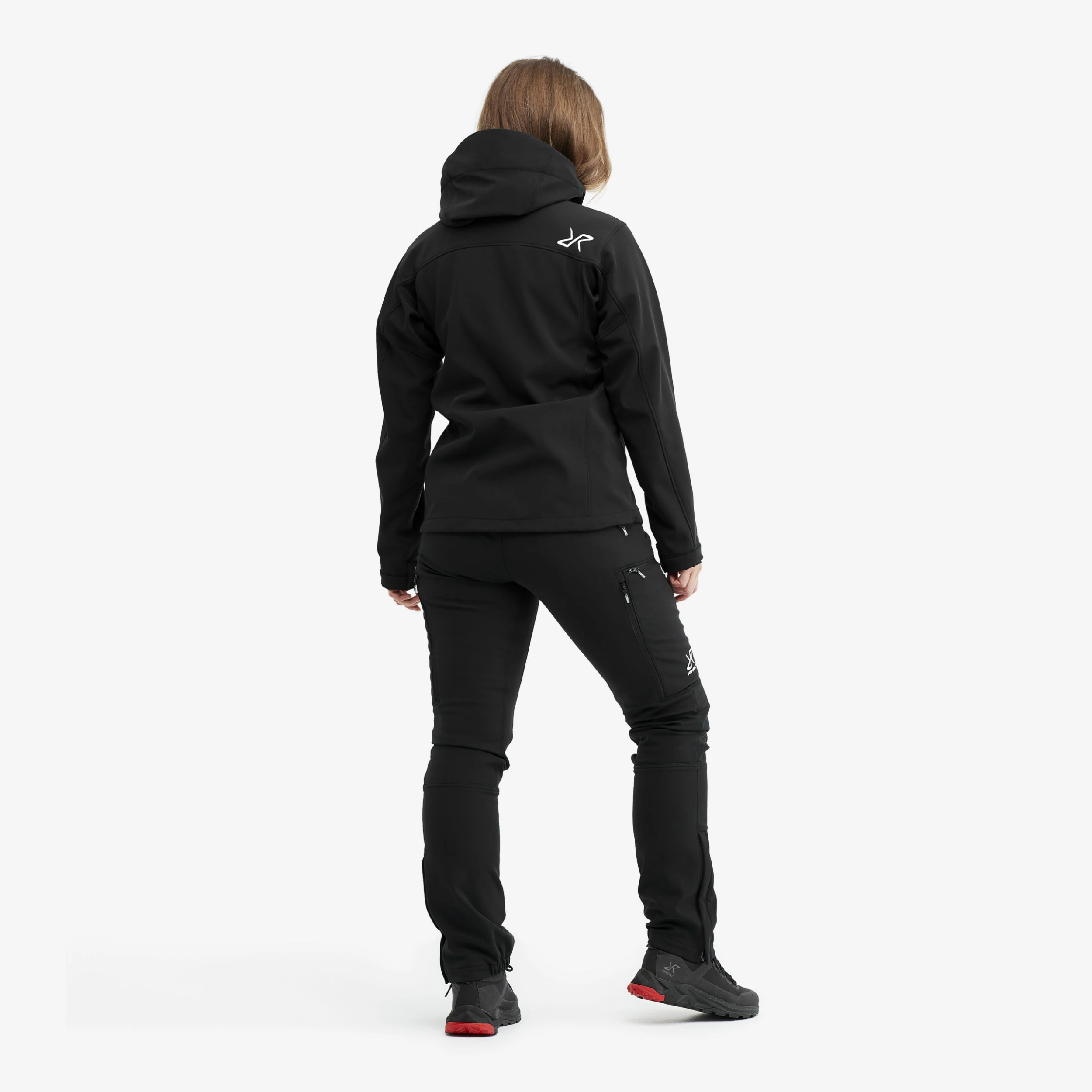 Hiball Jacket Women Black/Red - Image 3