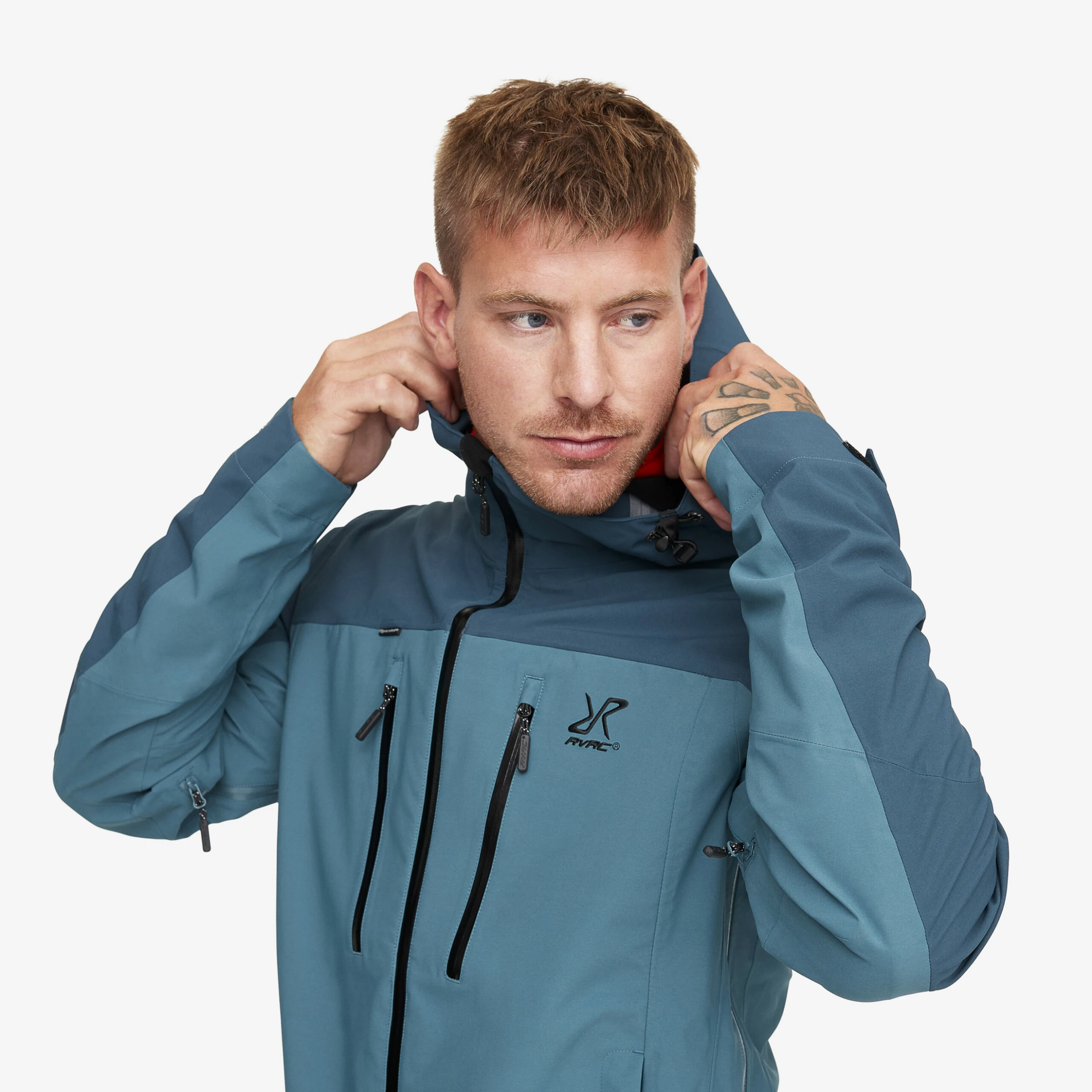 Silence Proshell Jacket Men Ocean Teal - Image 4