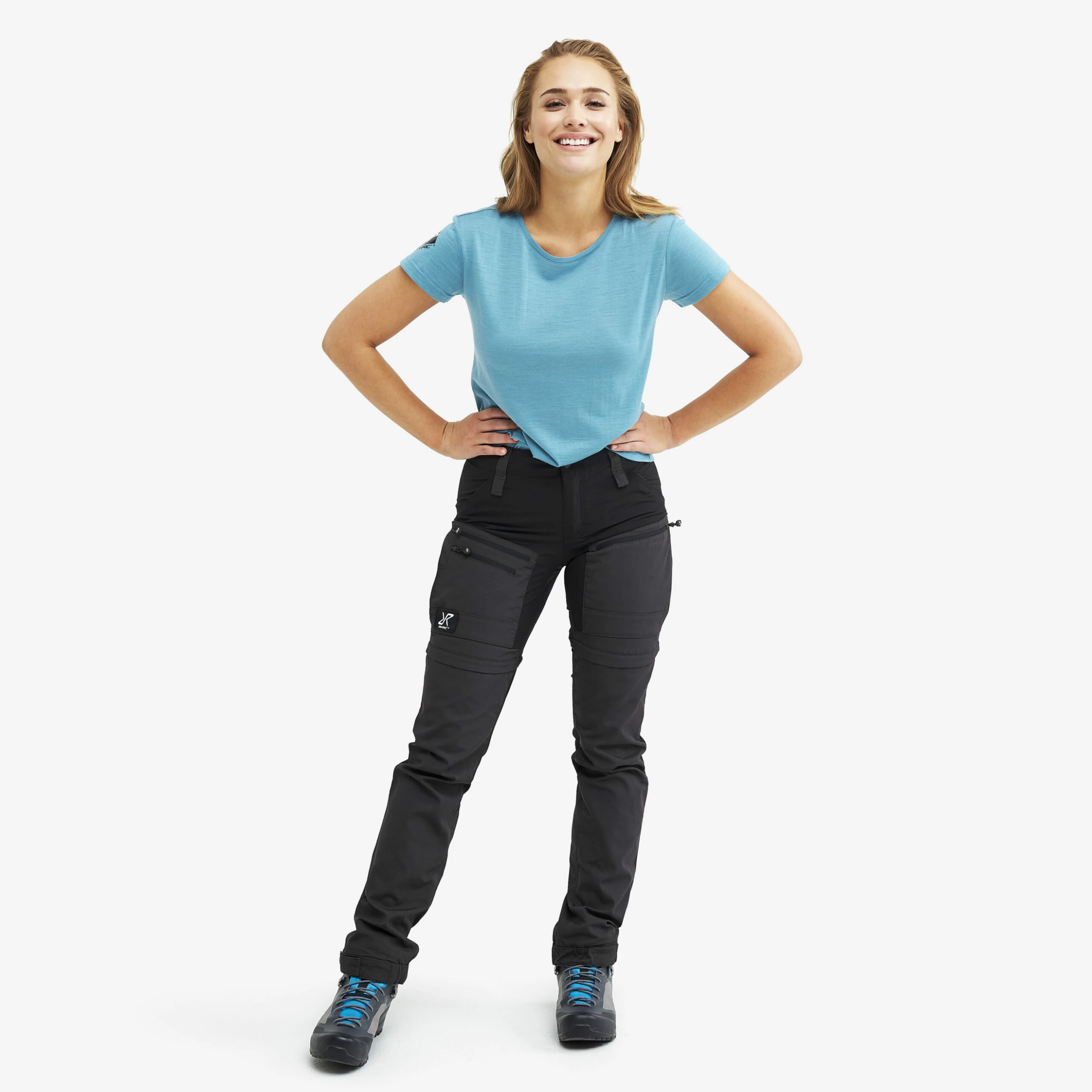 RVRC GP Pro Zip-off Trousers Women Jetblack - Image 3