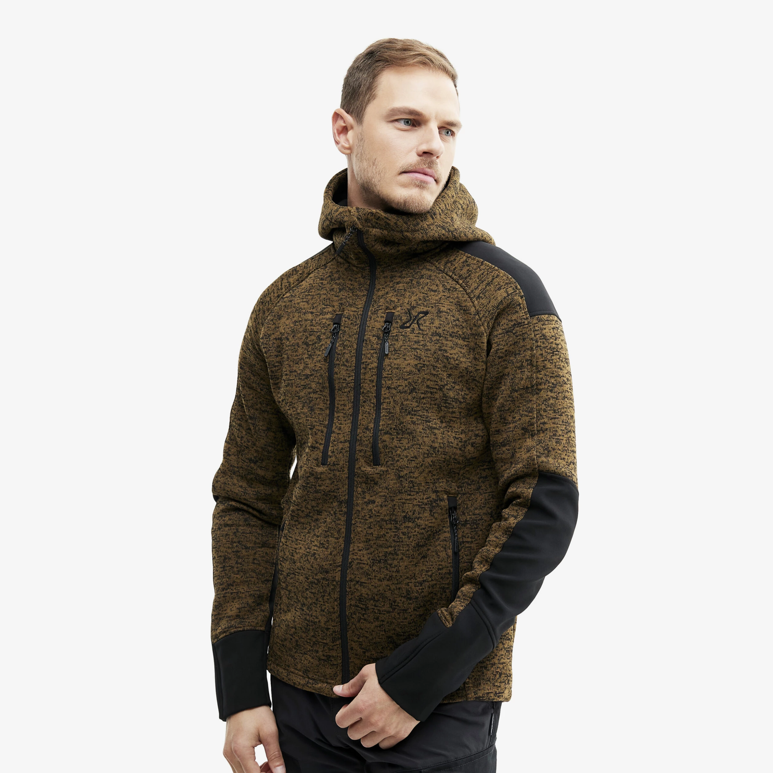 Tornado Hoodie Men Mustard