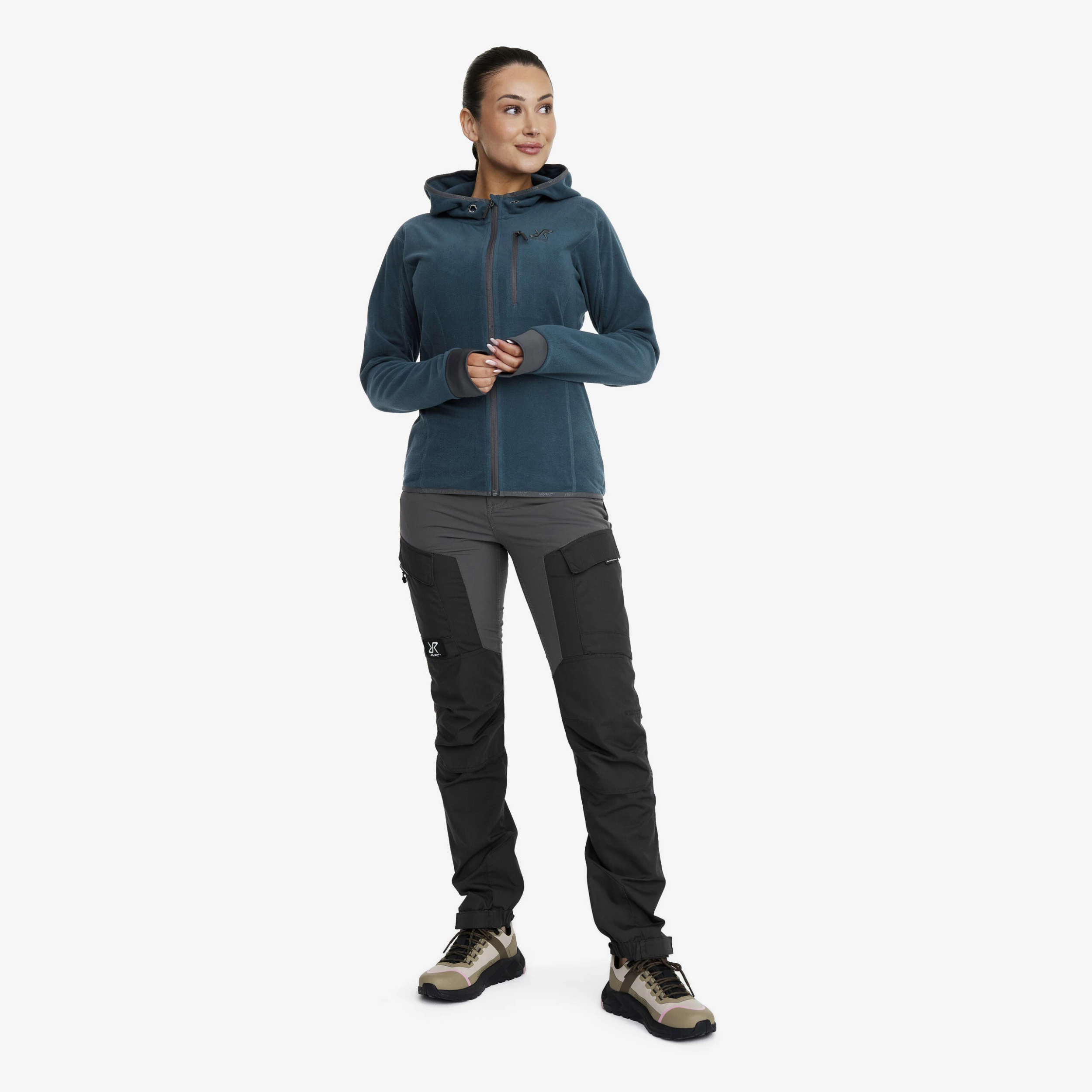 Trekker Hoodie Women Moonlit Ocean - Image 2