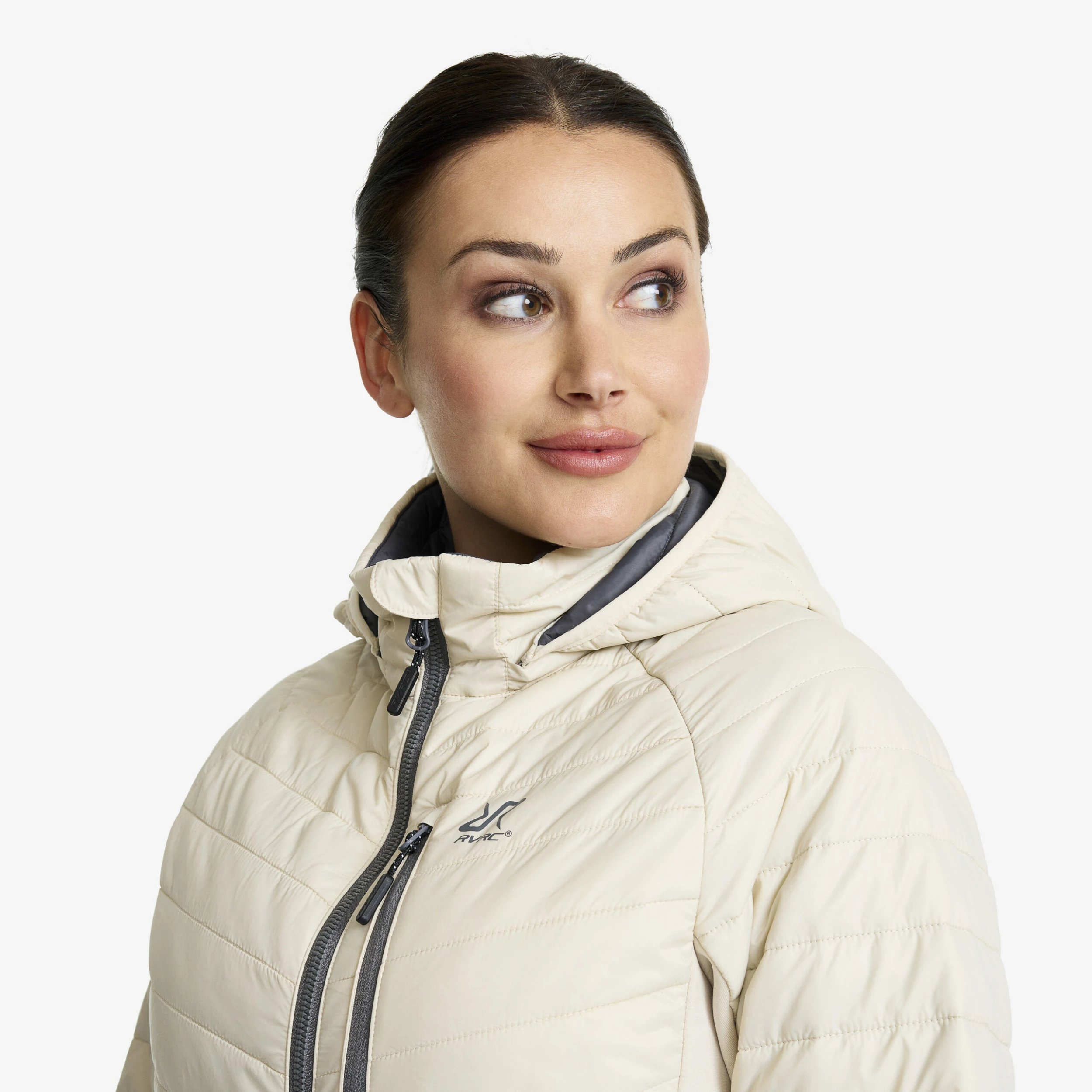Radical Insulate Jacket Women Oatmeal - Image 4