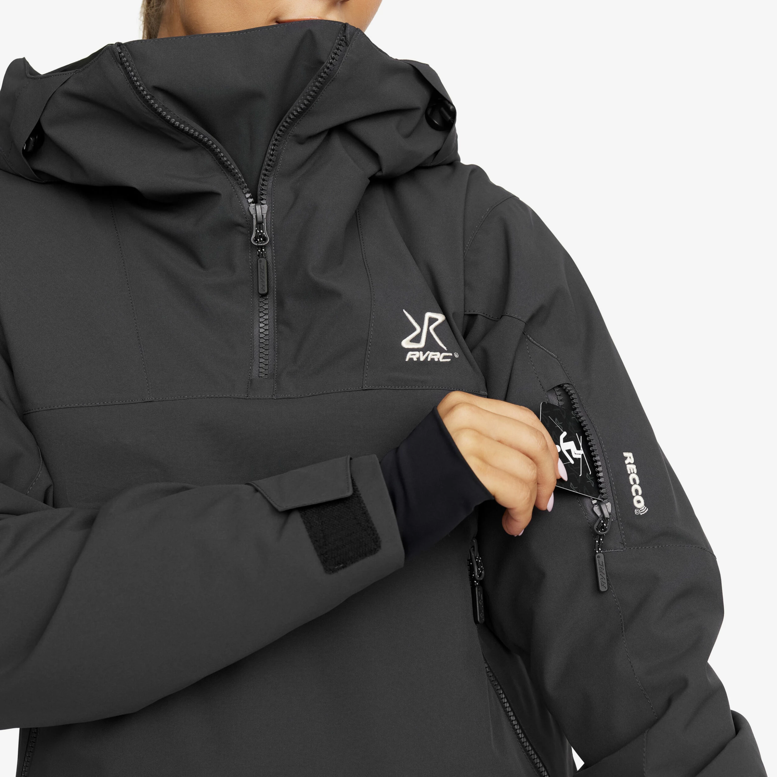 Halo 2L Insulated Ski Anorak Women Anthracite - Image 6