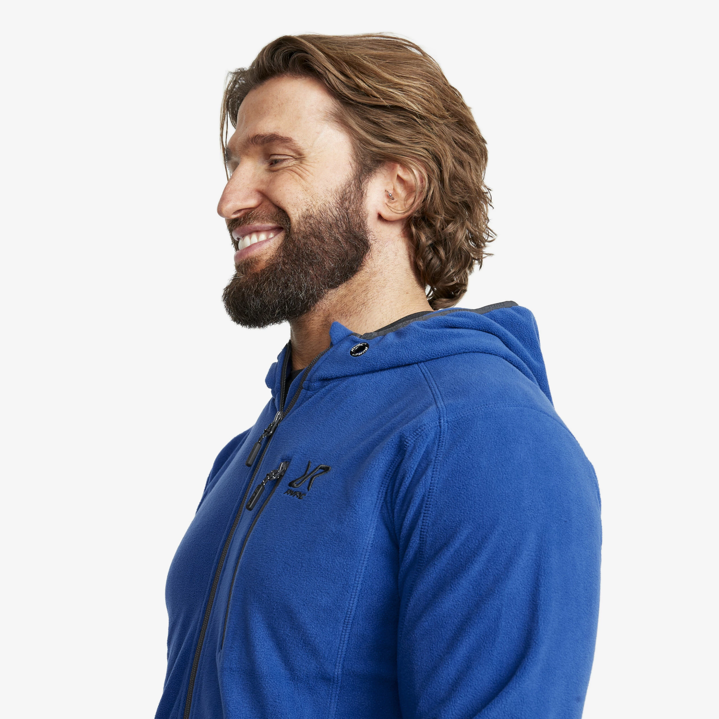 Trekker Hoodie Men True Blue - Image 4