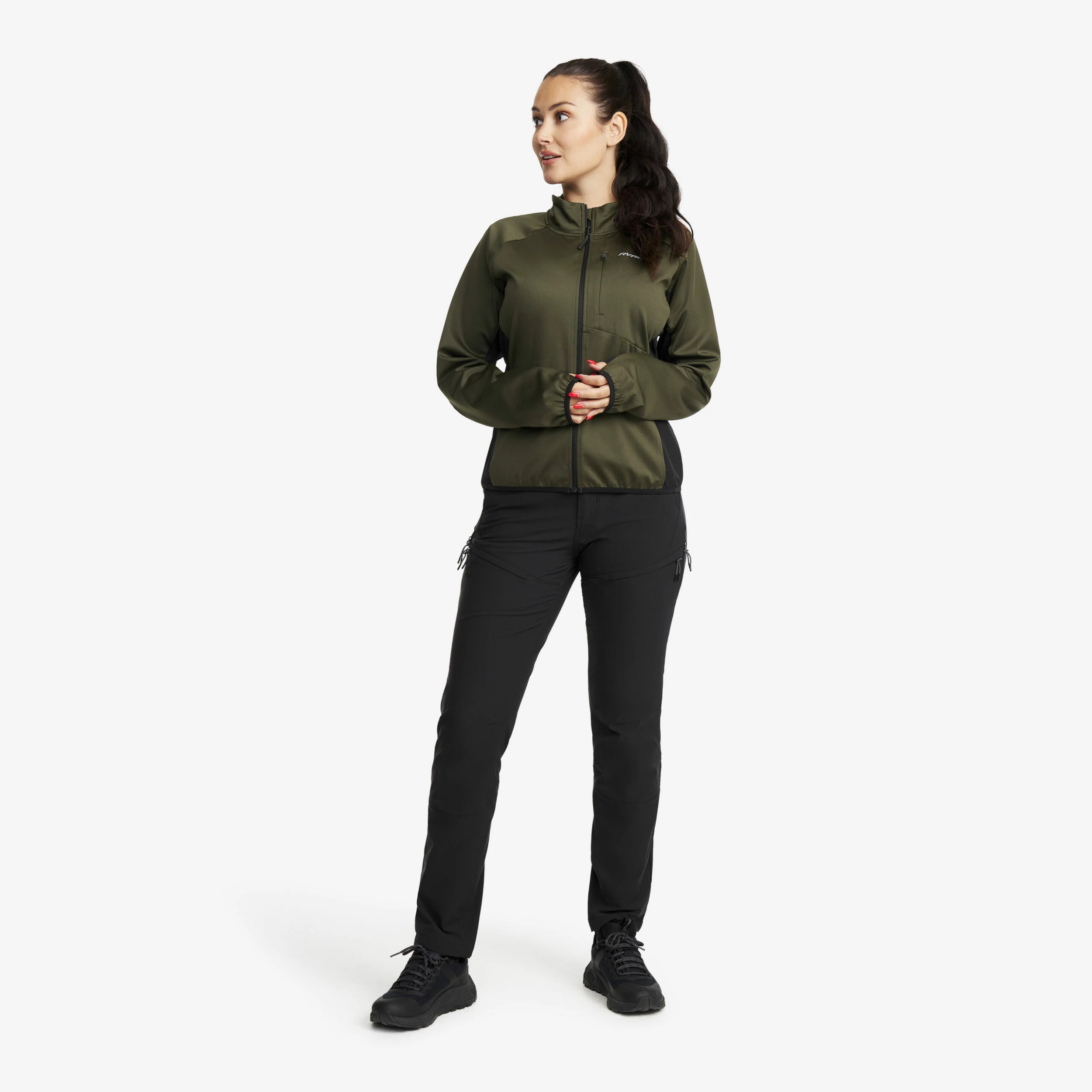 Pace Wind Jacket Women Forest Night - Image 2