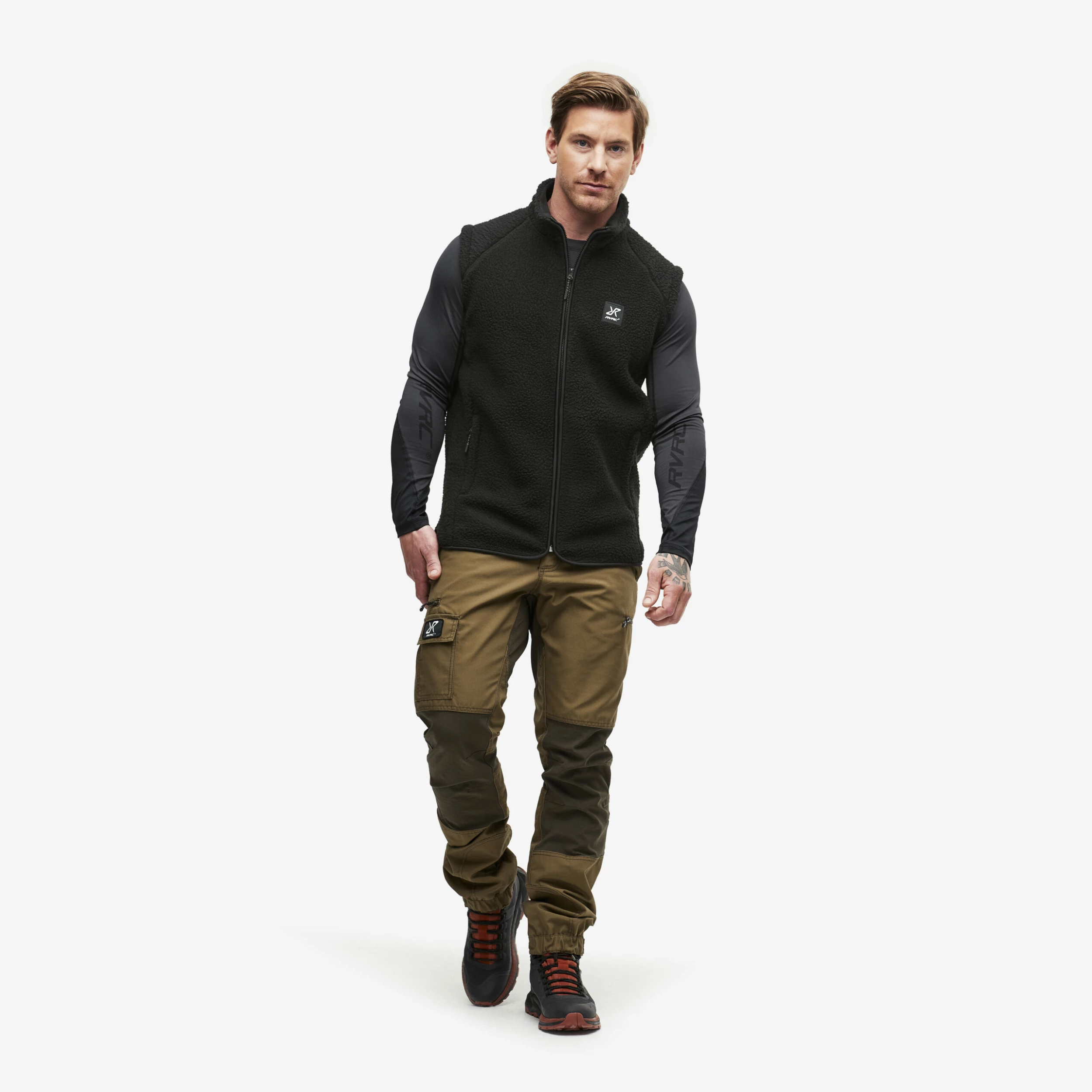 Sherpa Vest Men Caviar - Image 2