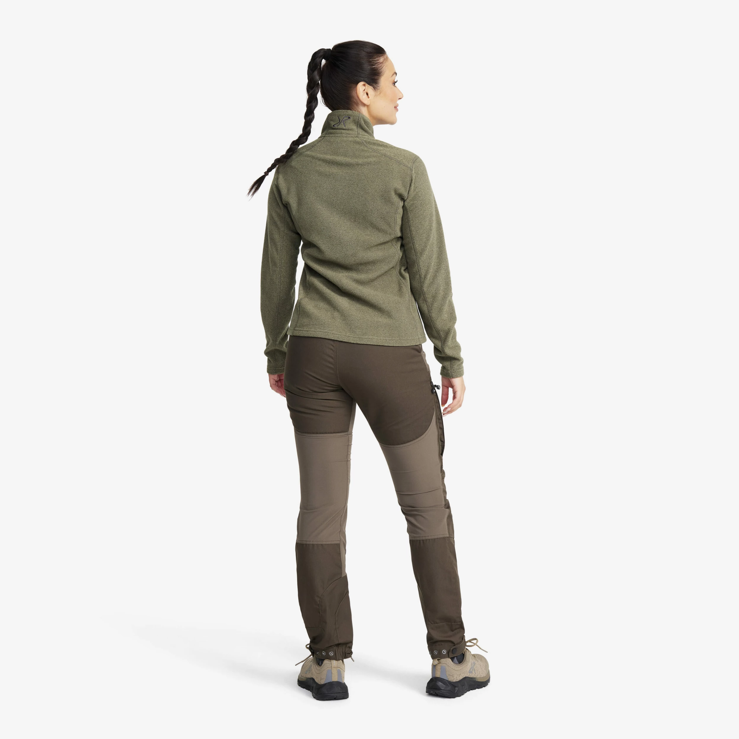 Essential Full-zip Fleece Women Grape Leaf - Image 3