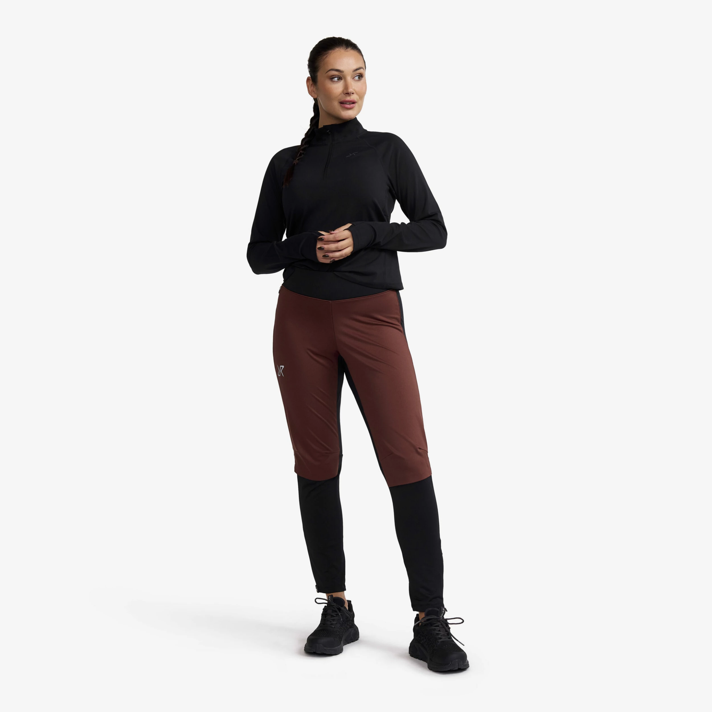 Prep Half-zip Top Women Black - Image 2