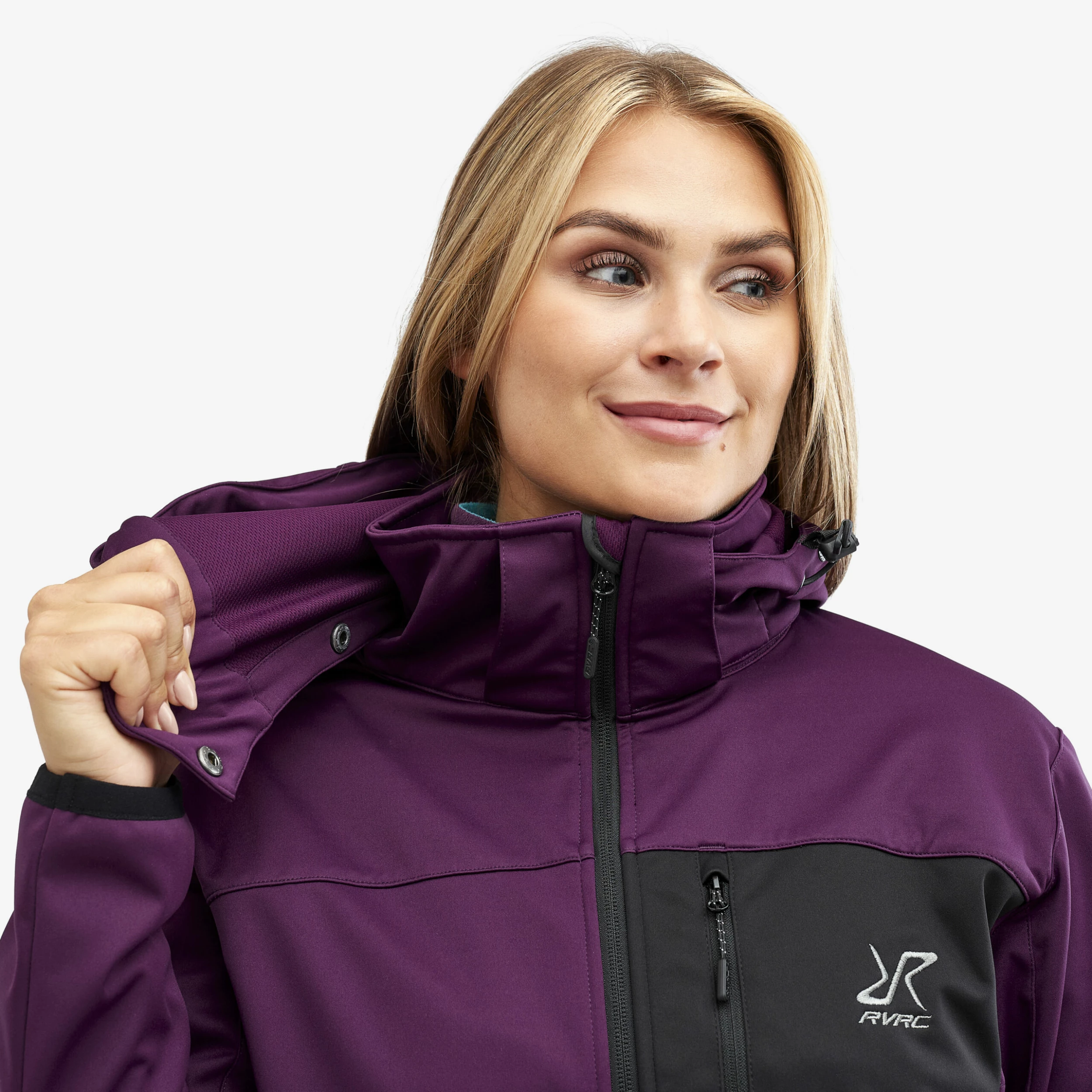 Hybrid Jacket 2.0 Women Dark Purple Rain - Image 5