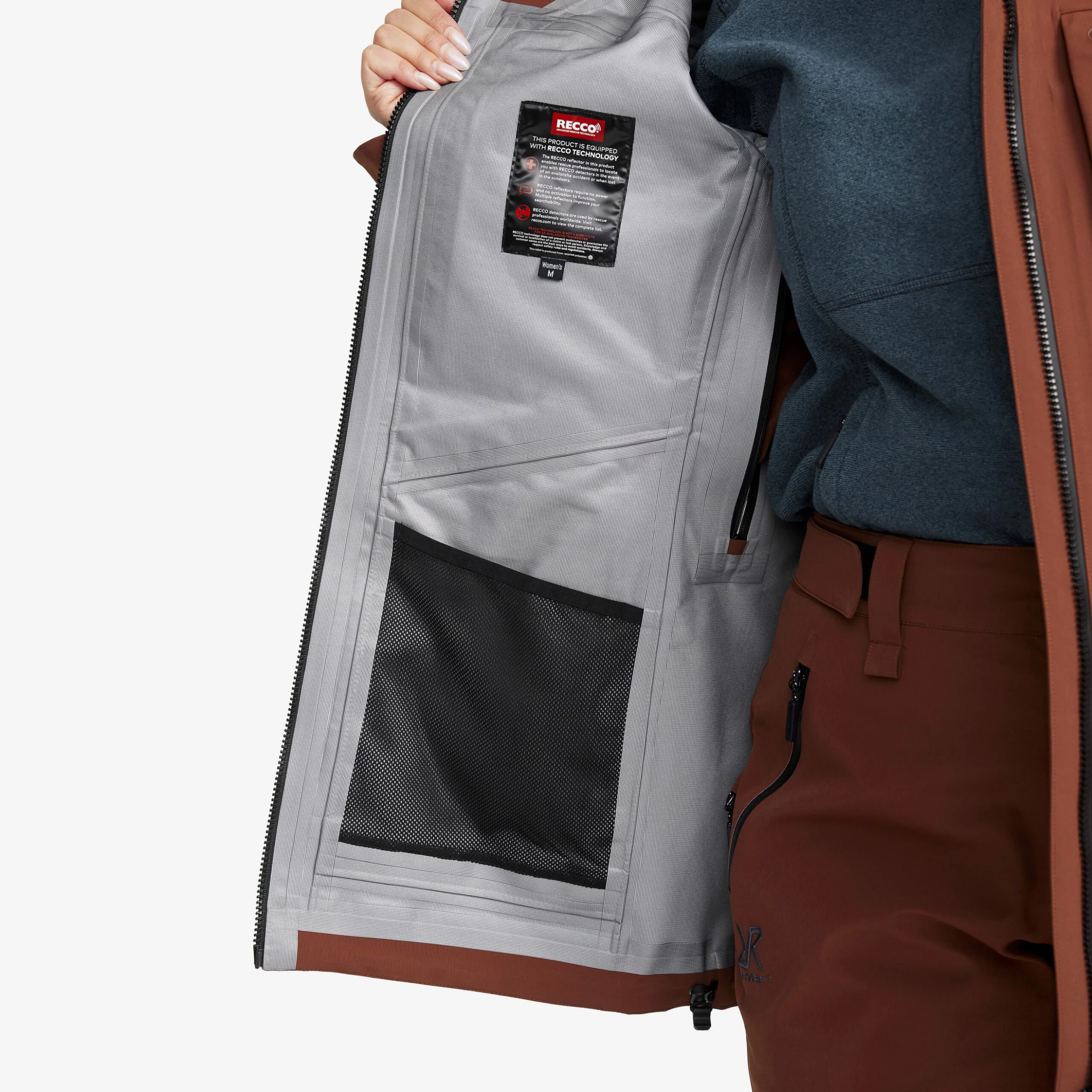 Cyclone Long 3L Jacket Women Smoked Paprika - Image 8