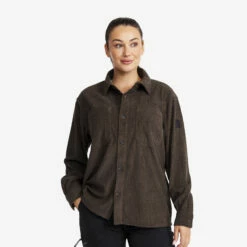 Cord Shirt Women Mud
