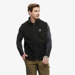 Sherpa Vest Men Caviar