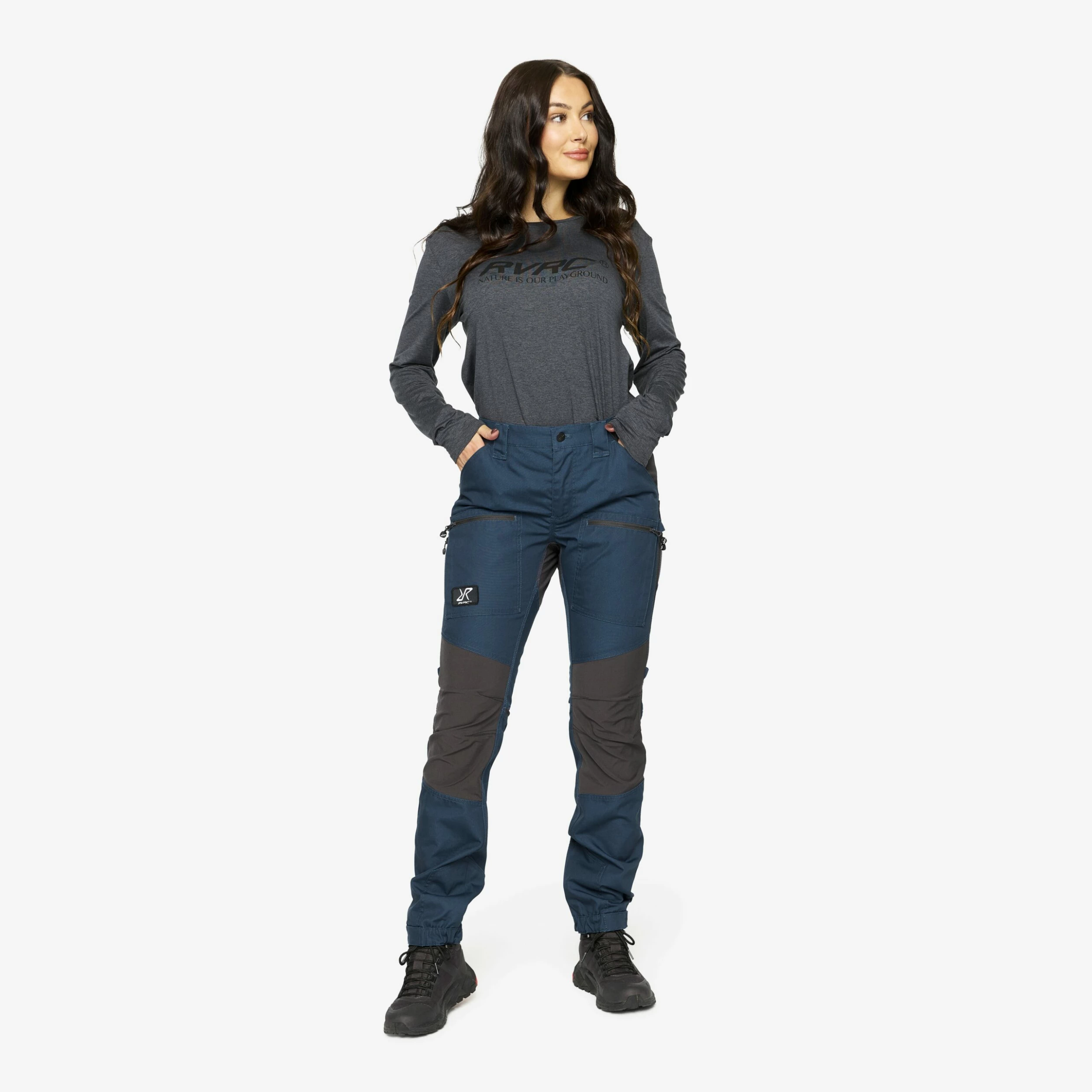 Nordwand Pro Trousers Women Moonlit Ocean - Image 2