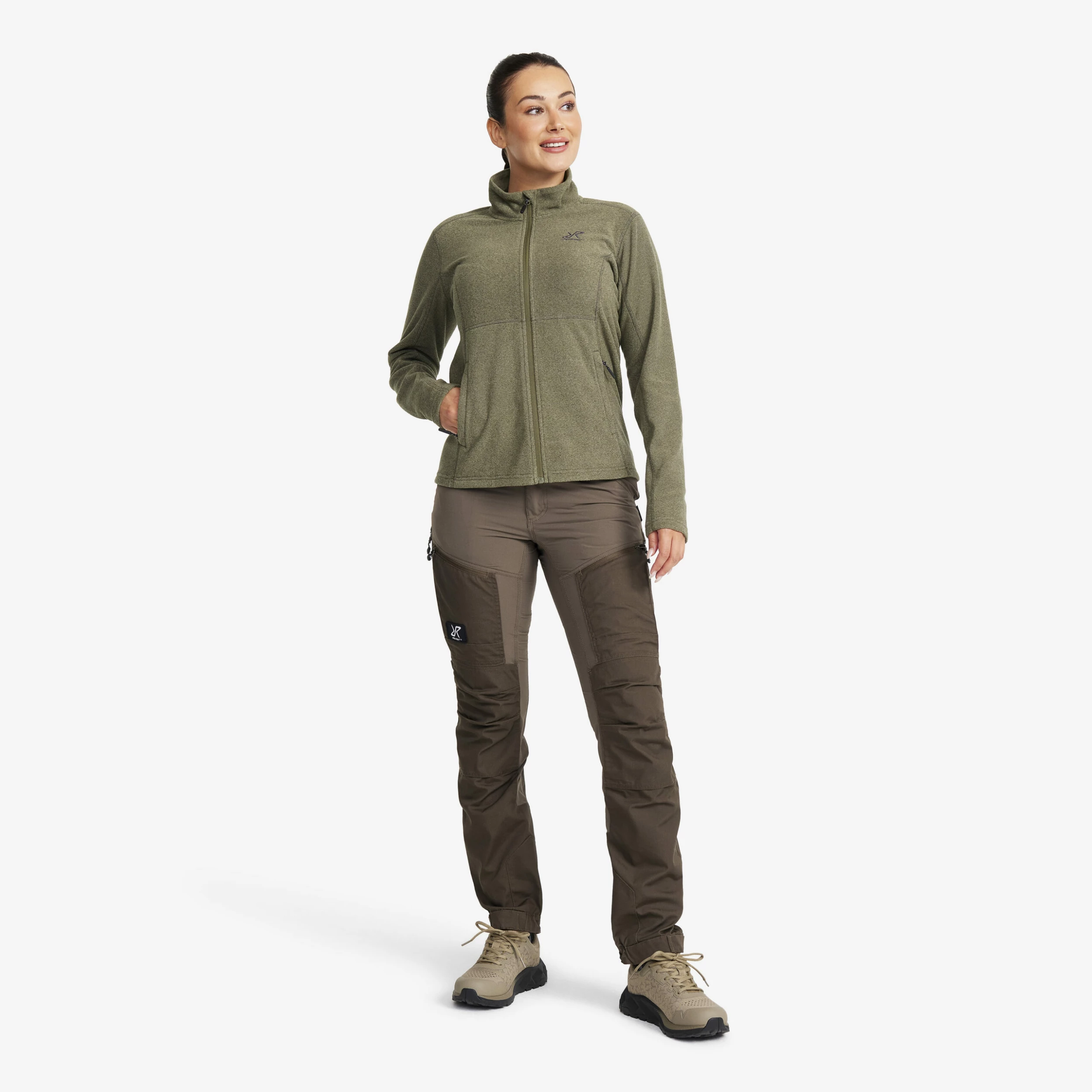 Essential Full-zip Fleece Women Grape Leaf - Image 2