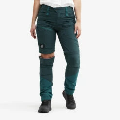 Silence T-zip Trousers Women Dark Teal
