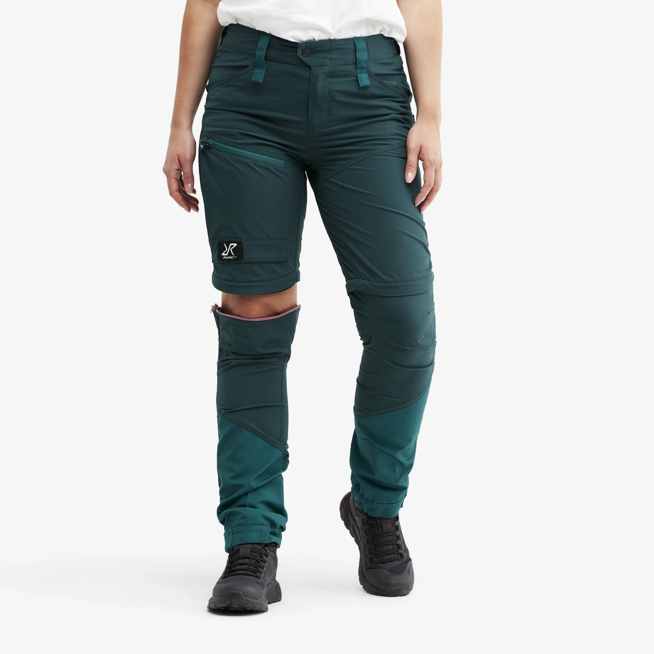 Silence T-zip Trousers Women Dark Teal