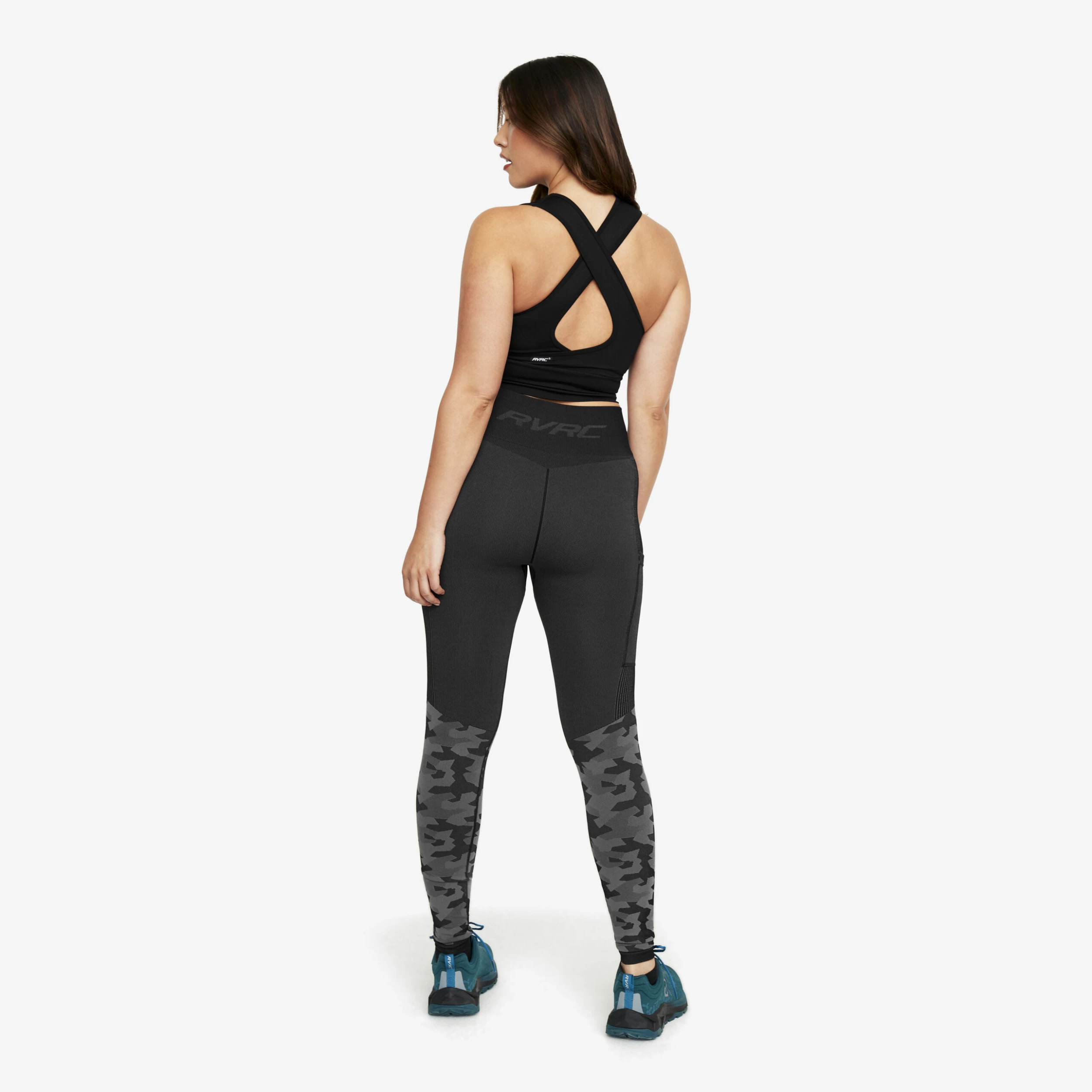 Descent Seamless Leggings Women Black - Image 3