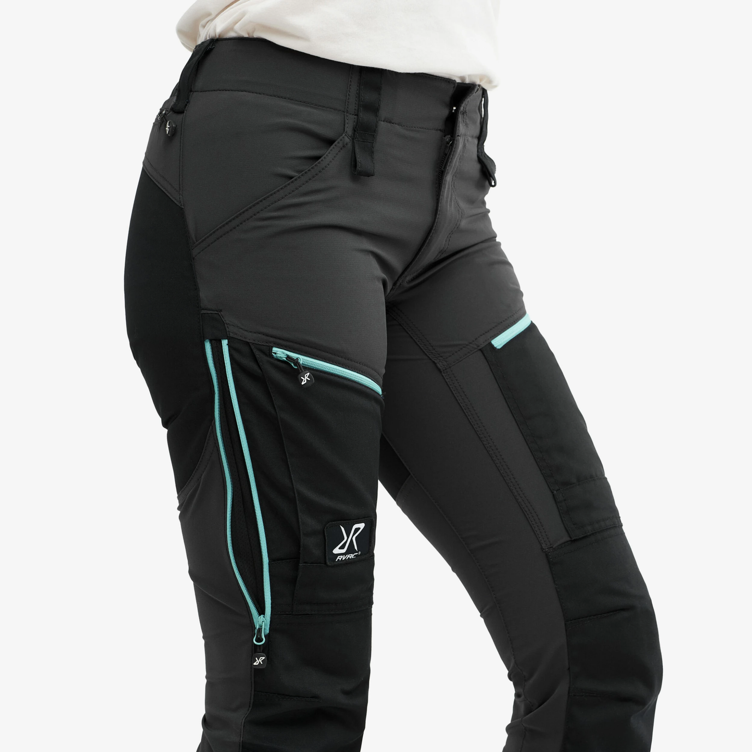 RVRC GP Pro Trousers Women Anthracite/Porcelain - Image 4