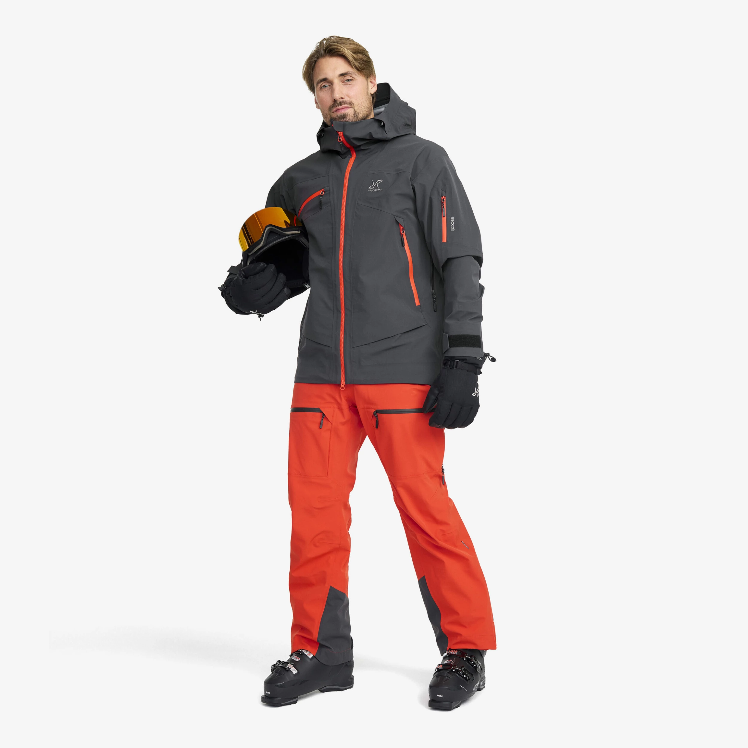 Atlas 3L Ski Jacket Men Anthracite - Image 2