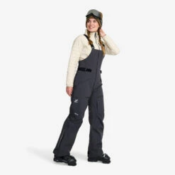 Atlas 3L Ski Bib Trousers Women Anthracite