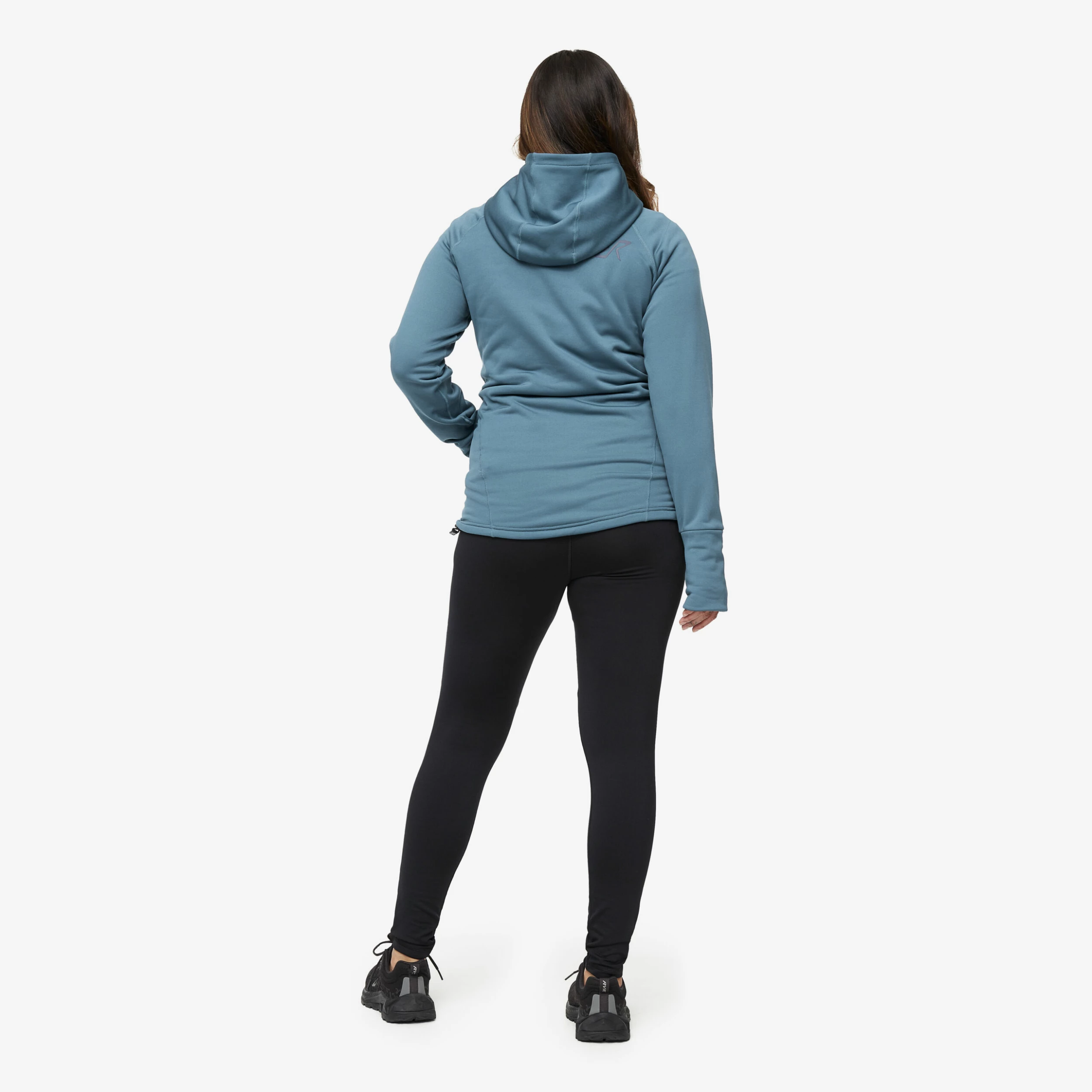 Illusion Hoodie Women Ocean Teal - Image 3